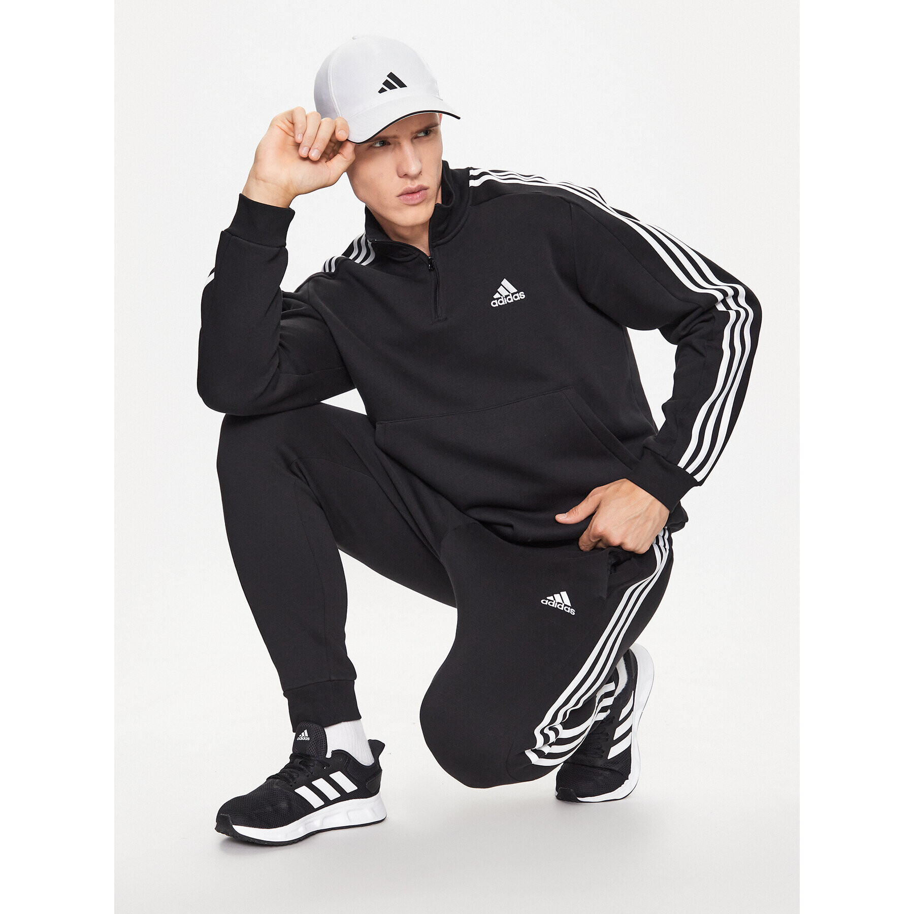 adidas Долнище анцуг IB3999 Черен Slim Fit - Pepit.bg