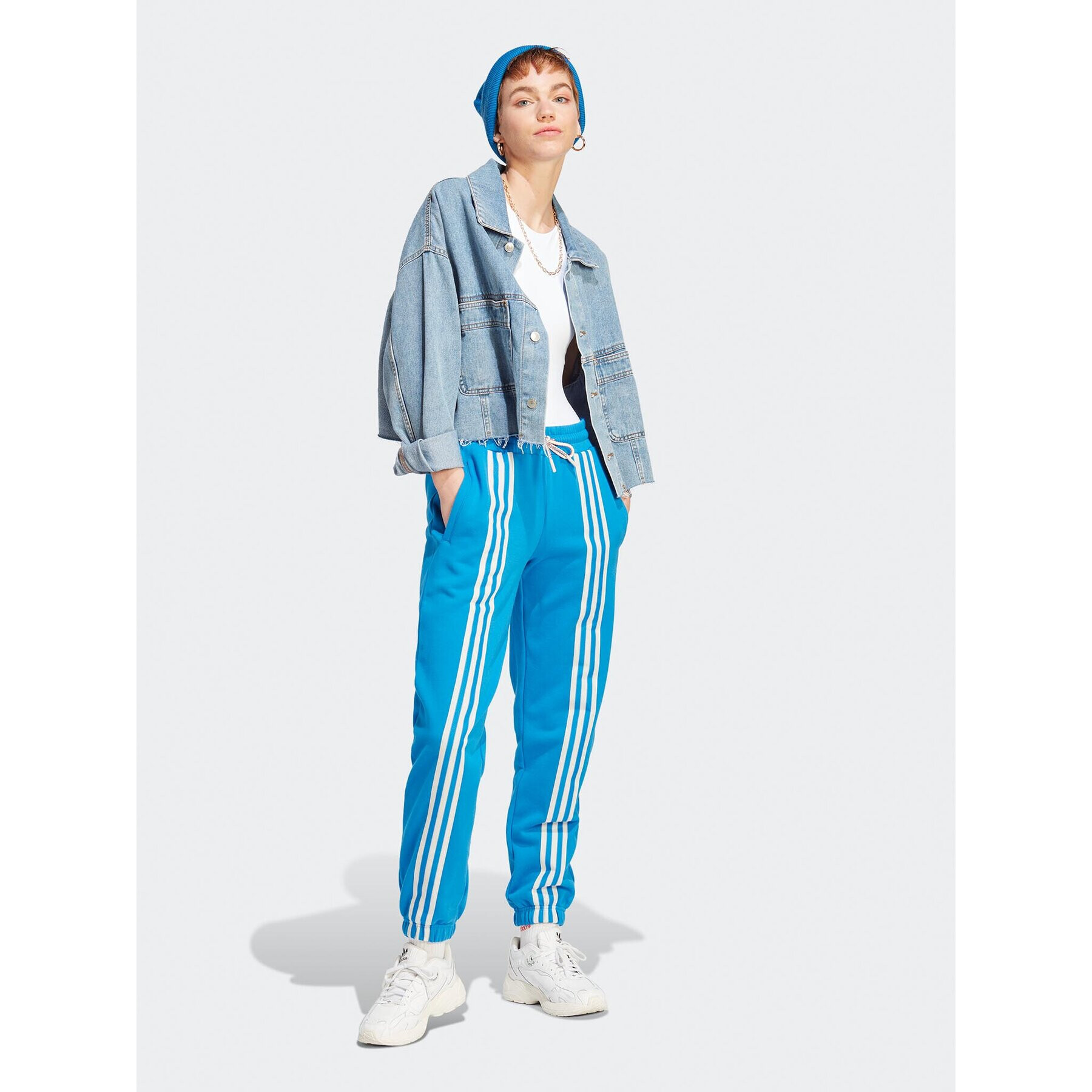 adidas Долнище анцуг IK7852 Син - Pepit.bg
