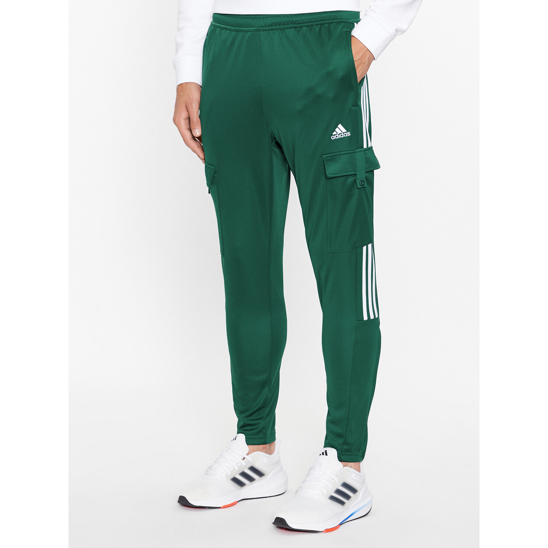 adidas Долнище анцуг IM2918 Зелен Regular Fit - Pepit.bg