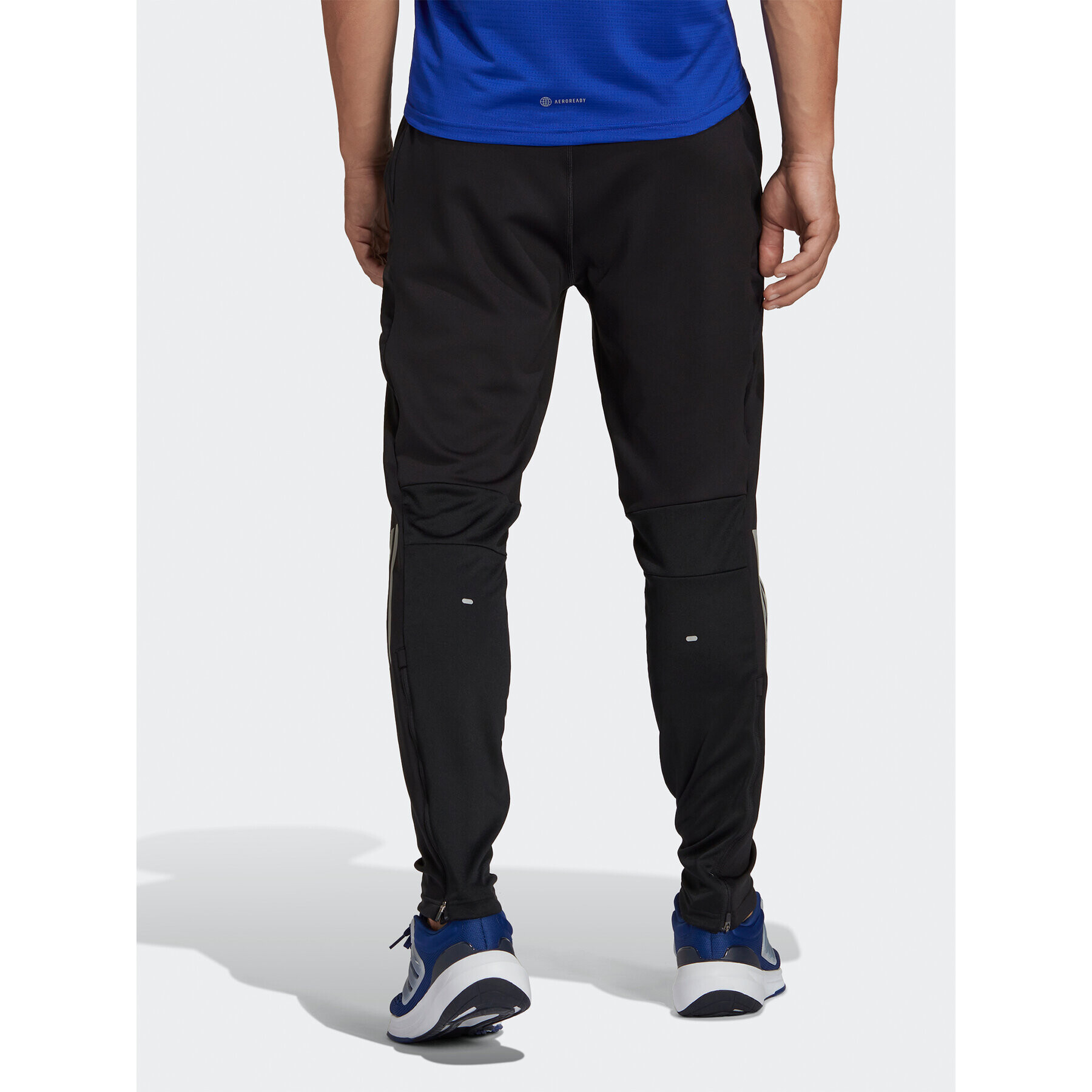 adidas Долнище анцуг Own the Run Astro Knit Joggers HN0806 Черен Regular Fit - Pepit.bg