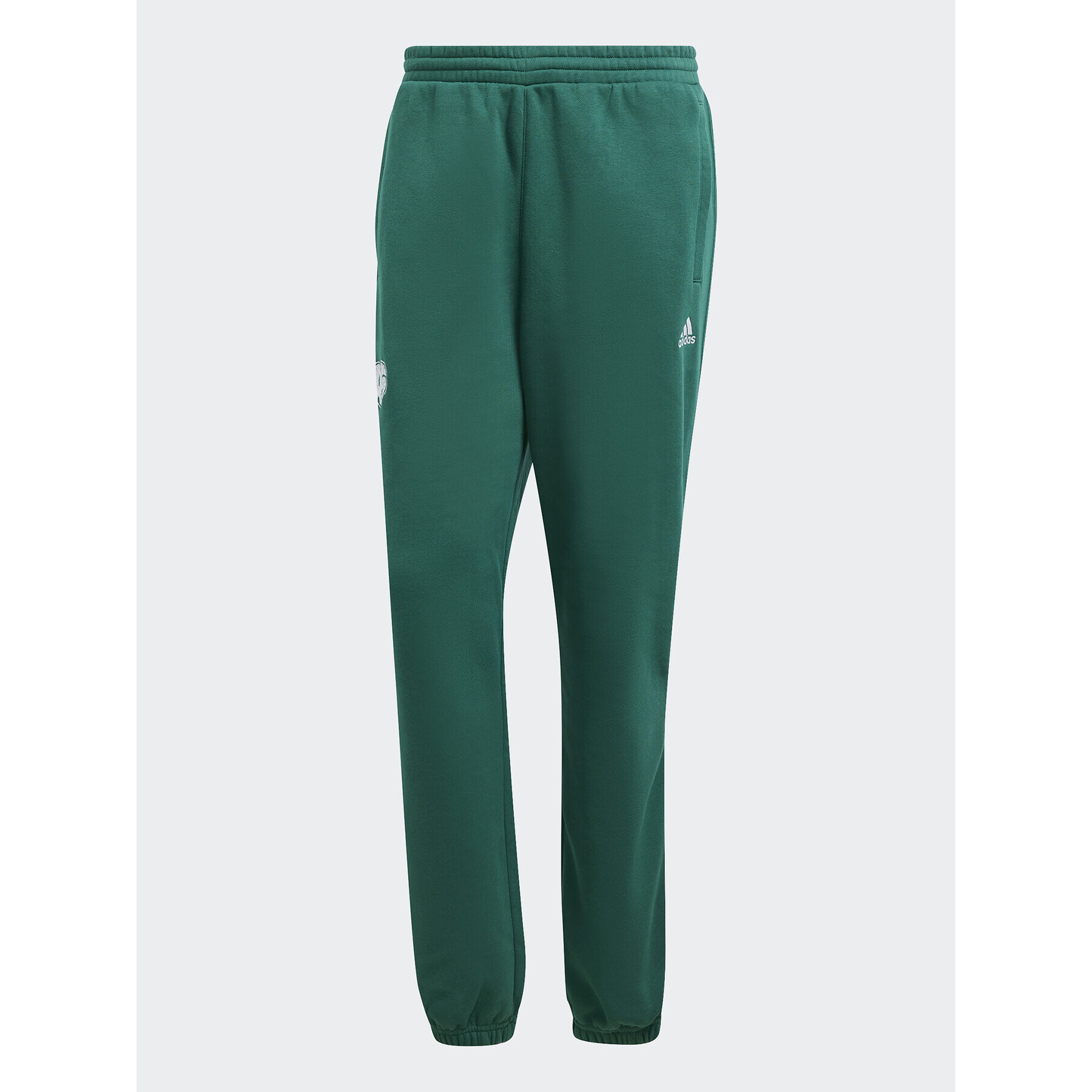 adidas Долнище анцуг Scribble Fleece IJ6457 Зелен Loose Fit - Pepit.bg