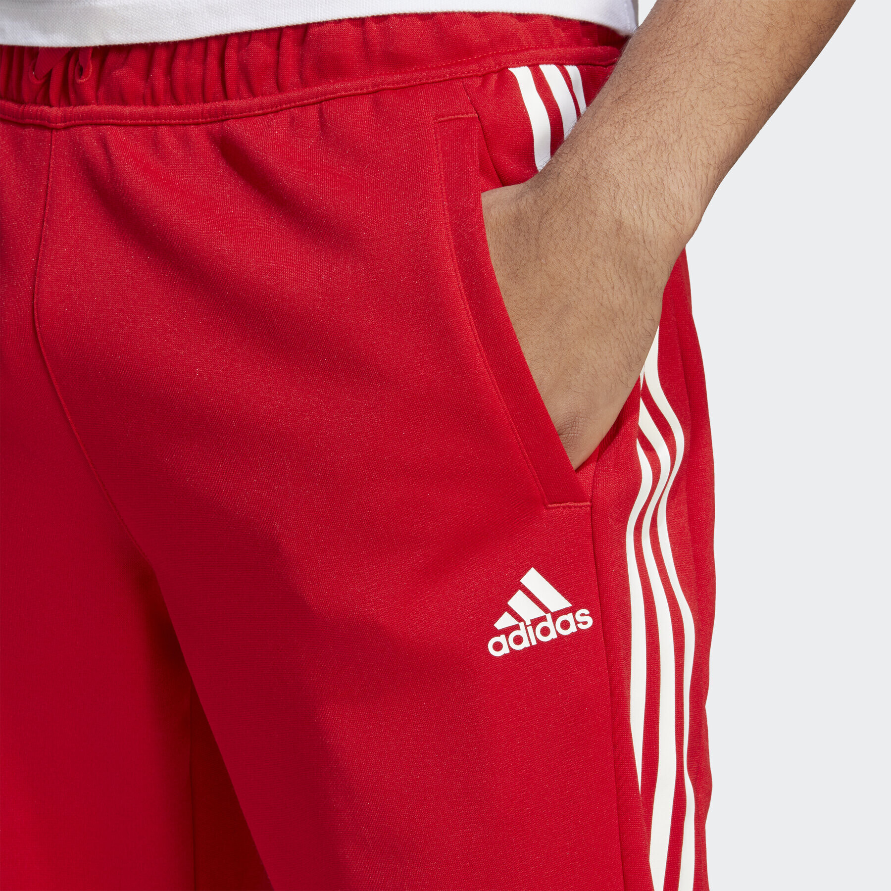 adidas Долнище анцуг Tiro Suit-Up Lifestyle Tracksuit Bottoms IB8385 Червен Regular Fit - Pepit.bg