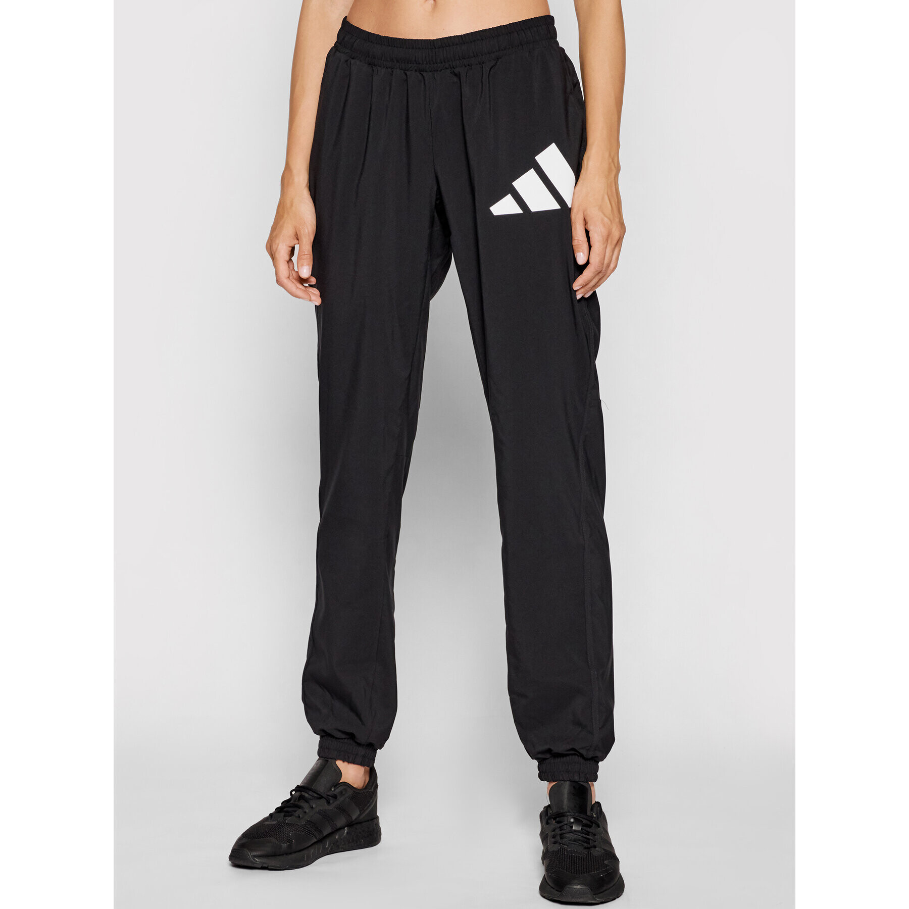 adidas Performance Долнище анцуг 3 Bar Logo Warm-Up GL0675 Черен Regular Fit - Pepit.bg