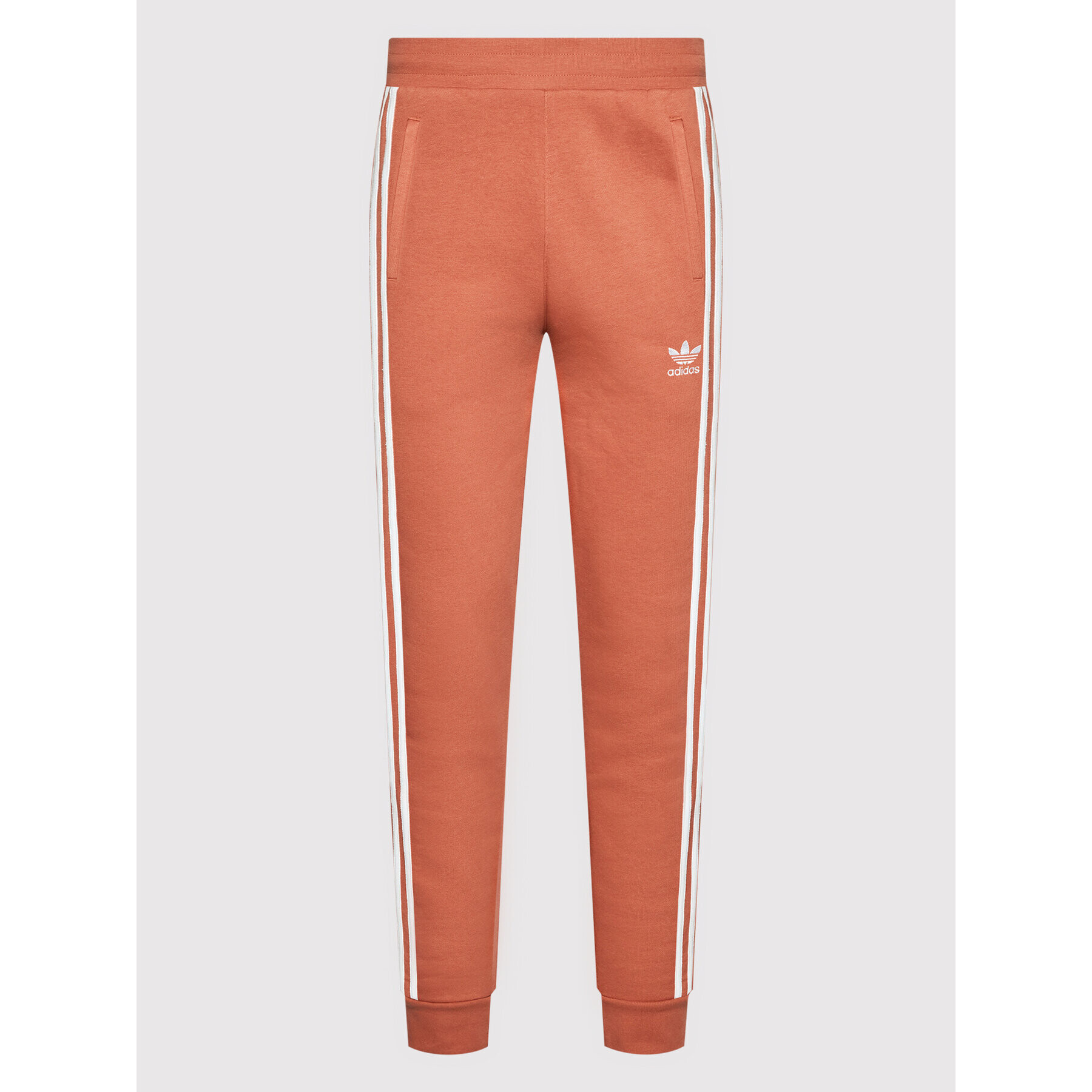 adidas Долнище анцуг adicolor Classics 3-Stripes HK7300 Оранжев Slim Fit - Pepit.bg