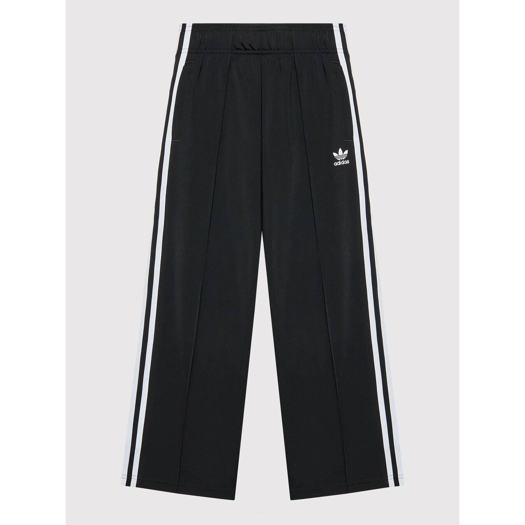 adidas Долнище анцуг adicolor Wide HK0347 Черен Regular Fit - Pepit.bg