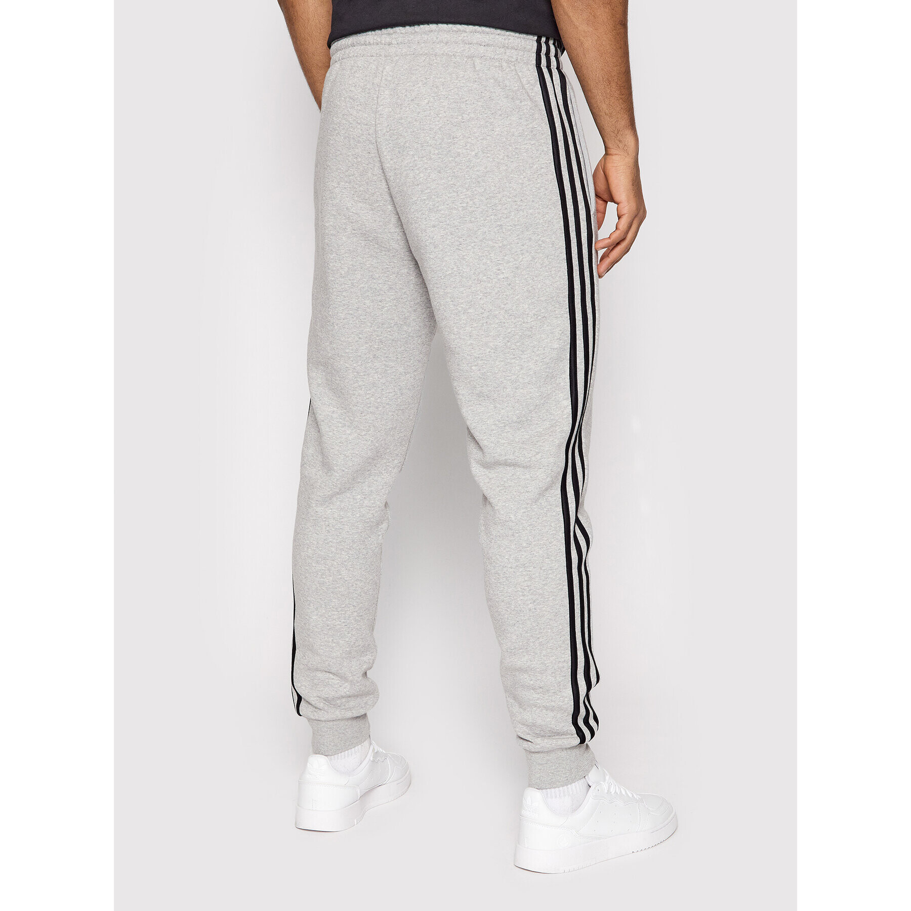 adidas Долнище анцуг Essentials 3-Stripes GM1091 Сив Slim Fit - Pepit.bg