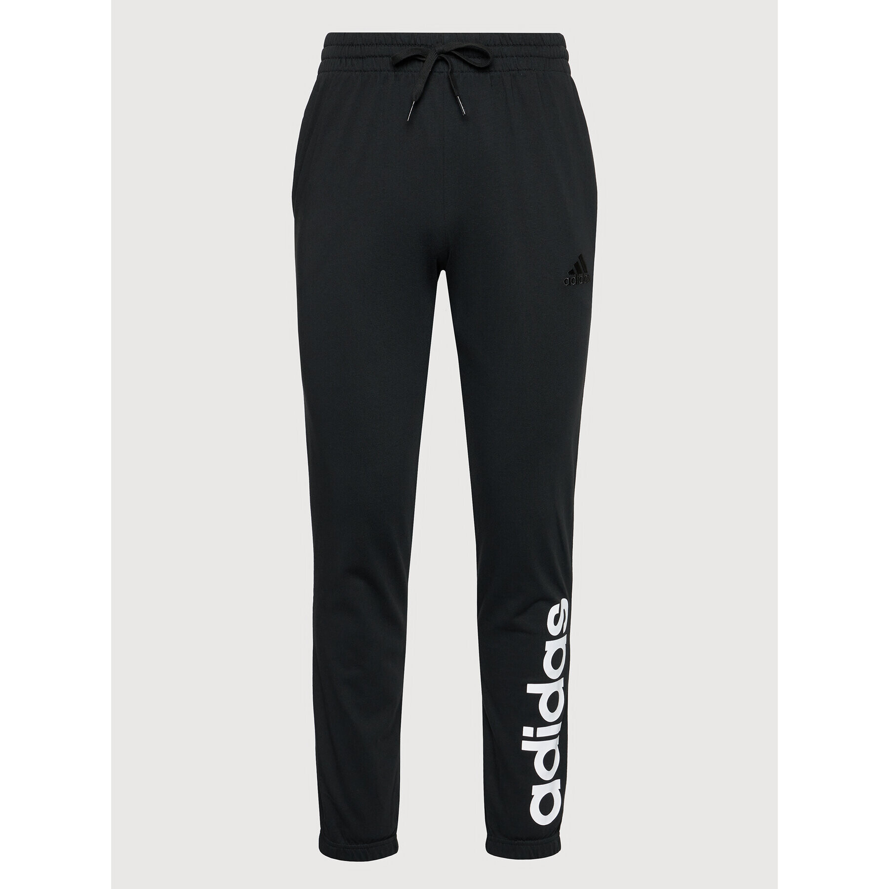 adidas Долнище анцуг Essentials Single Jersey GK8827 Черен Regular Fit - Pepit.bg