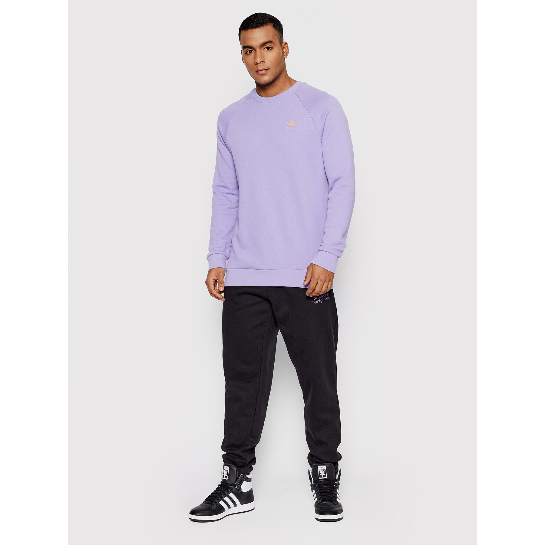 adidas Долнище анцуг Stoked Ali HC7146 Черен Relaxed Fit - Pepit.bg