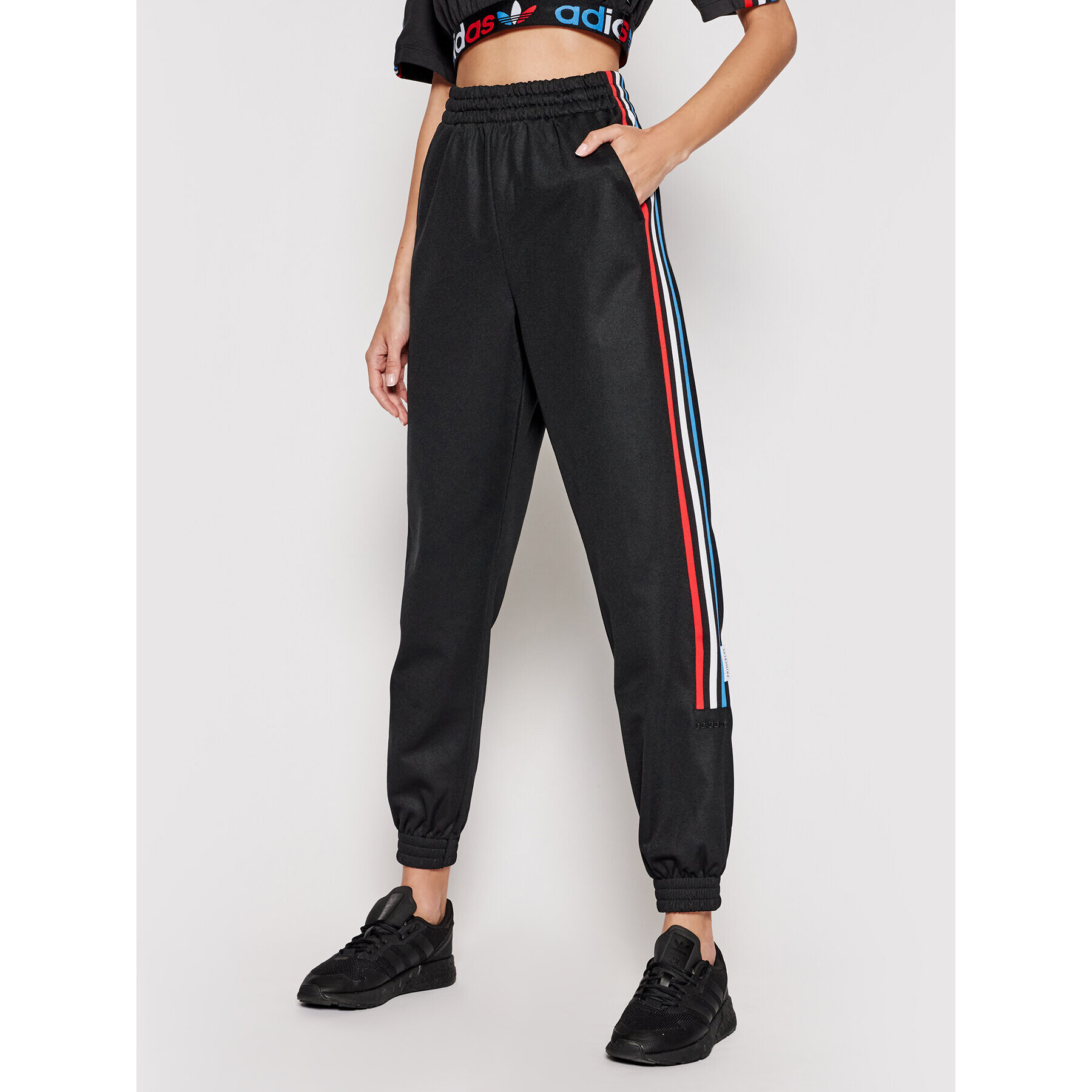 adidas Долнище анцуг Trackpant Pb GN2951 Черен Regular Fit - Pepit.bg