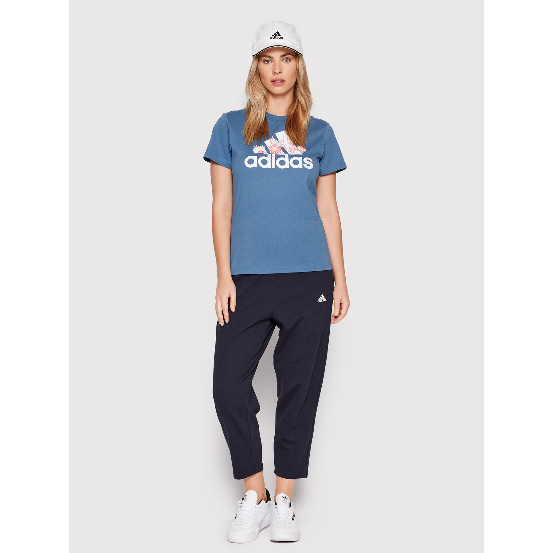 adidas Долнище анцуг Yoga HD6816 Тъмносин Regular Fit - Pepit.bg