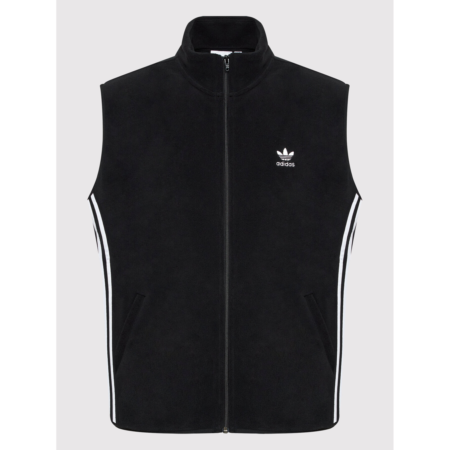 adidas Елек adicolor 3 Stripes HK7392 Черен Relaxed Fit - Pepit.bg