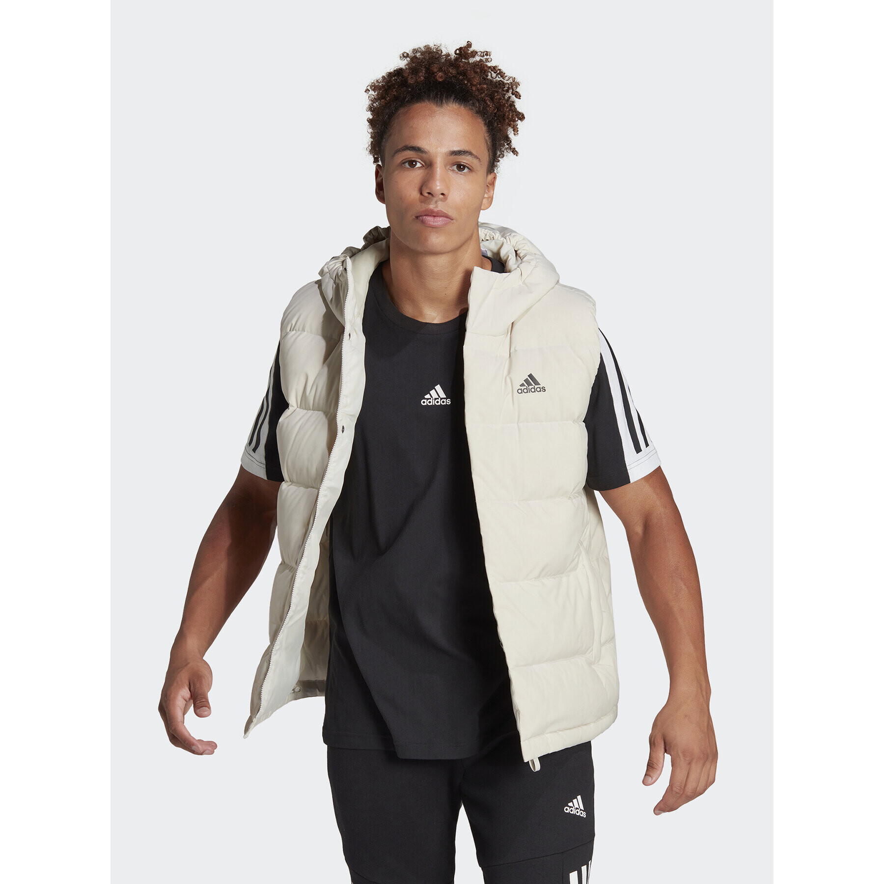 adidas Елек Helionic HE1462 Бежов Regular Fit - Pepit.bg