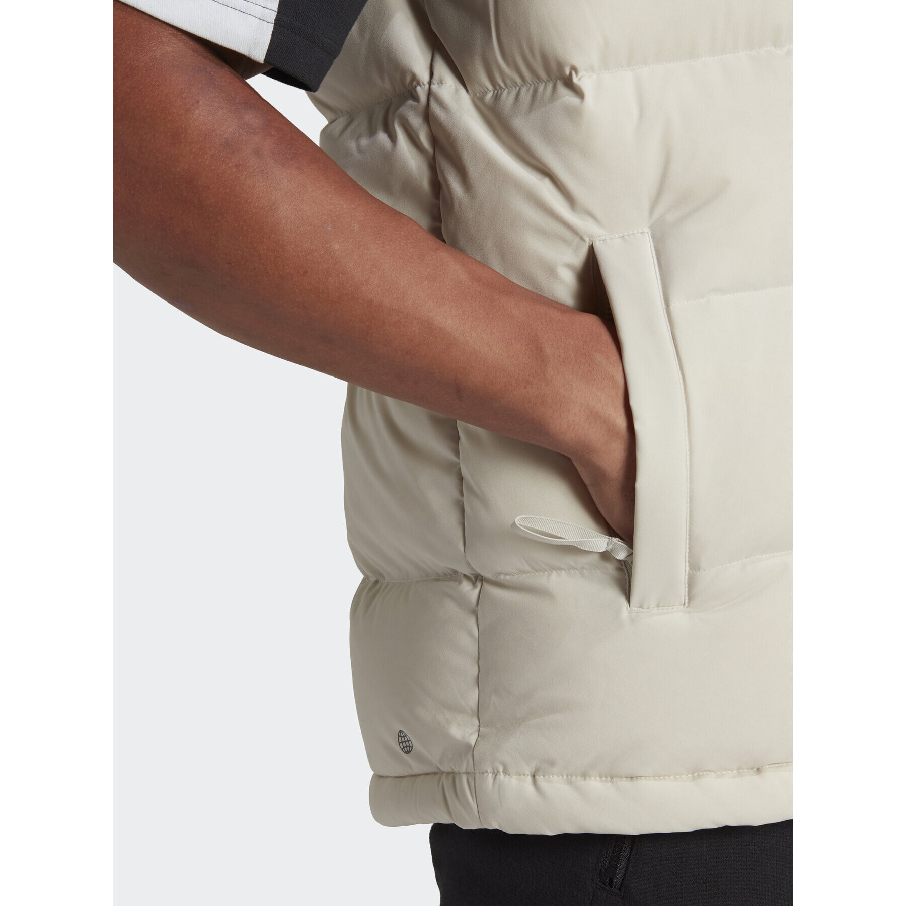 adidas Елек Helionic HE1462 Бежов Regular Fit - Pepit.bg