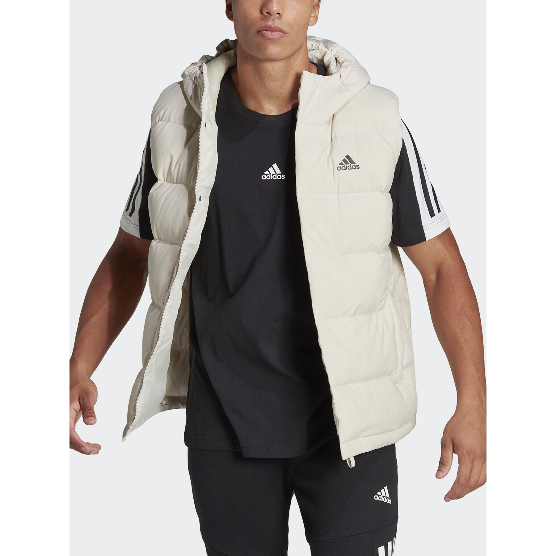 adidas Елек Helionic HE1462 Бежов Regular Fit - Pepit.bg