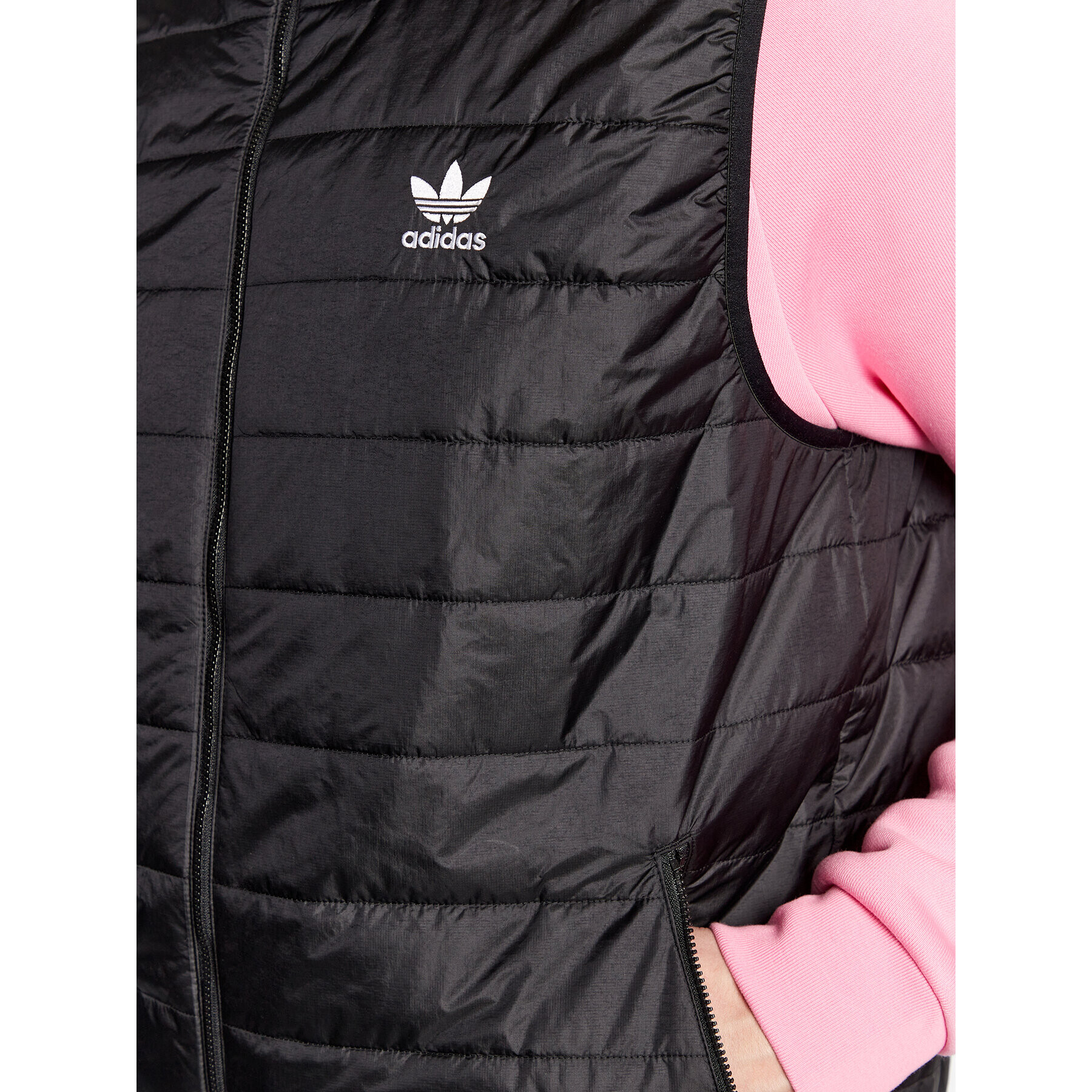 adidas Елек Stand Collar HL9217 Черен Regular Fit - Pepit.bg