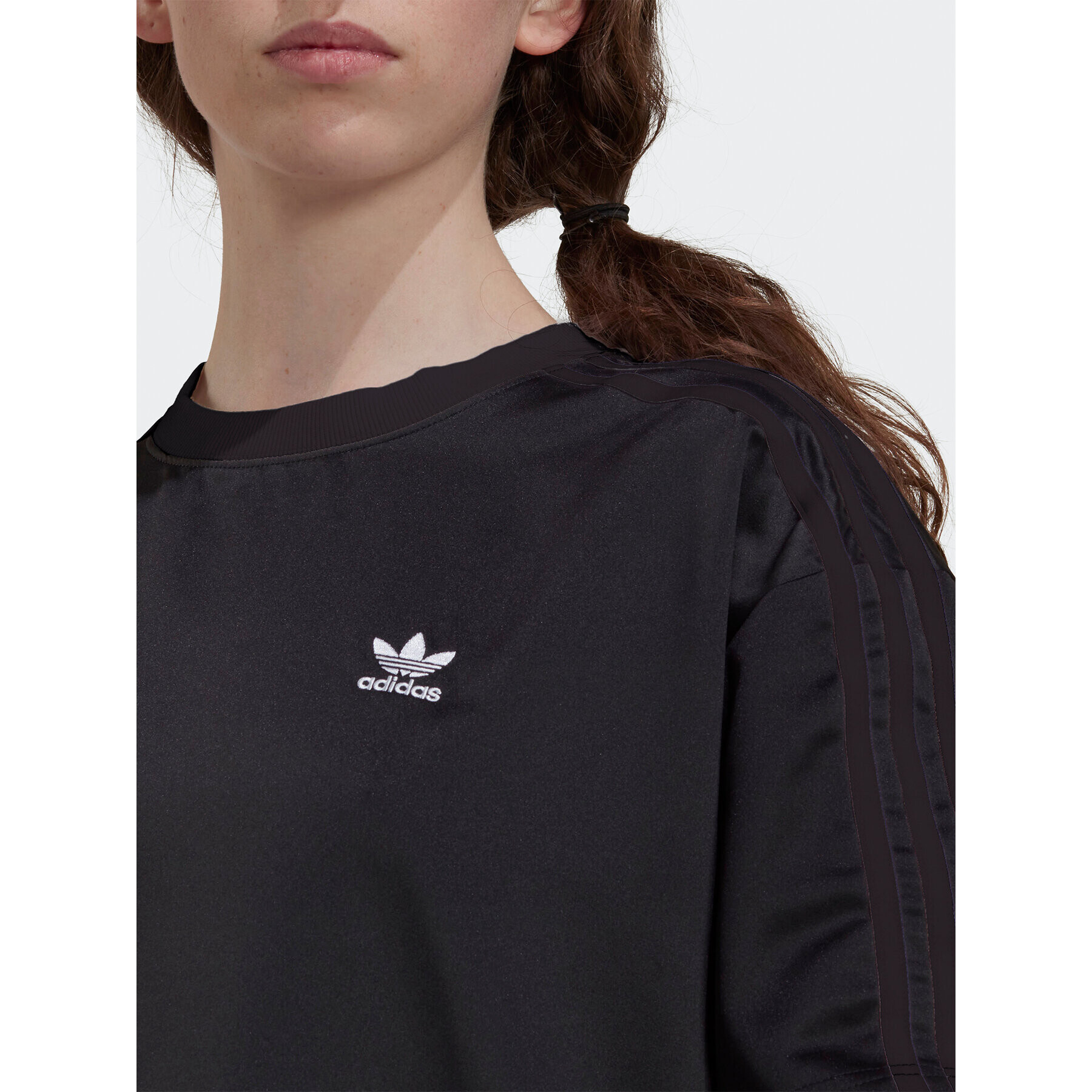 adidas Ежедневна рокля Always Original Laced HK5079 Черен Relaxed Fit - Pepit.bg