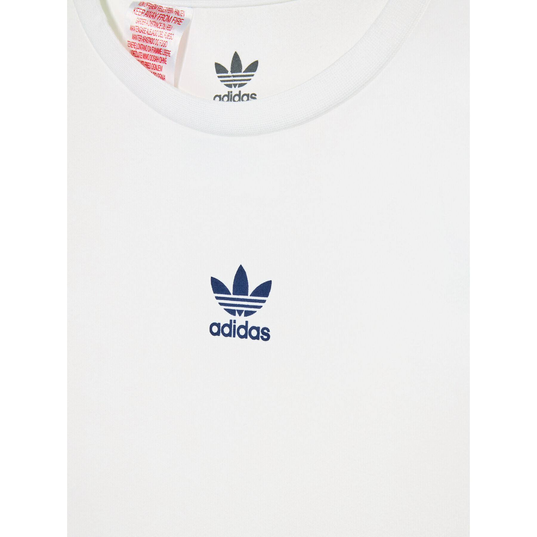 adidas Ежедневна рокля Flower Print HF2127 Бял Regular Fit - Pepit.bg