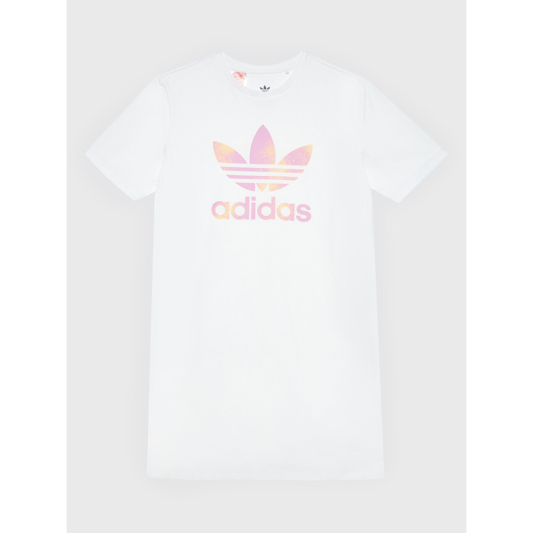 adidas Ежедневна рокля Graphic Logo HK2935 Бял Relaxed Fit - Pepit.bg