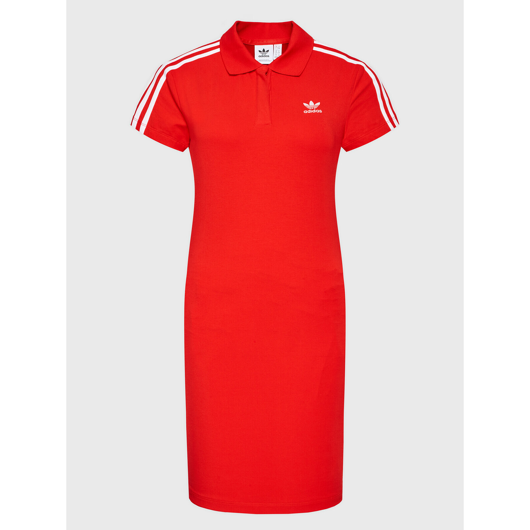 adidas Ежедневна рокля adicolor Classics HM2163 Червен Slim Fit - Pepit.bg