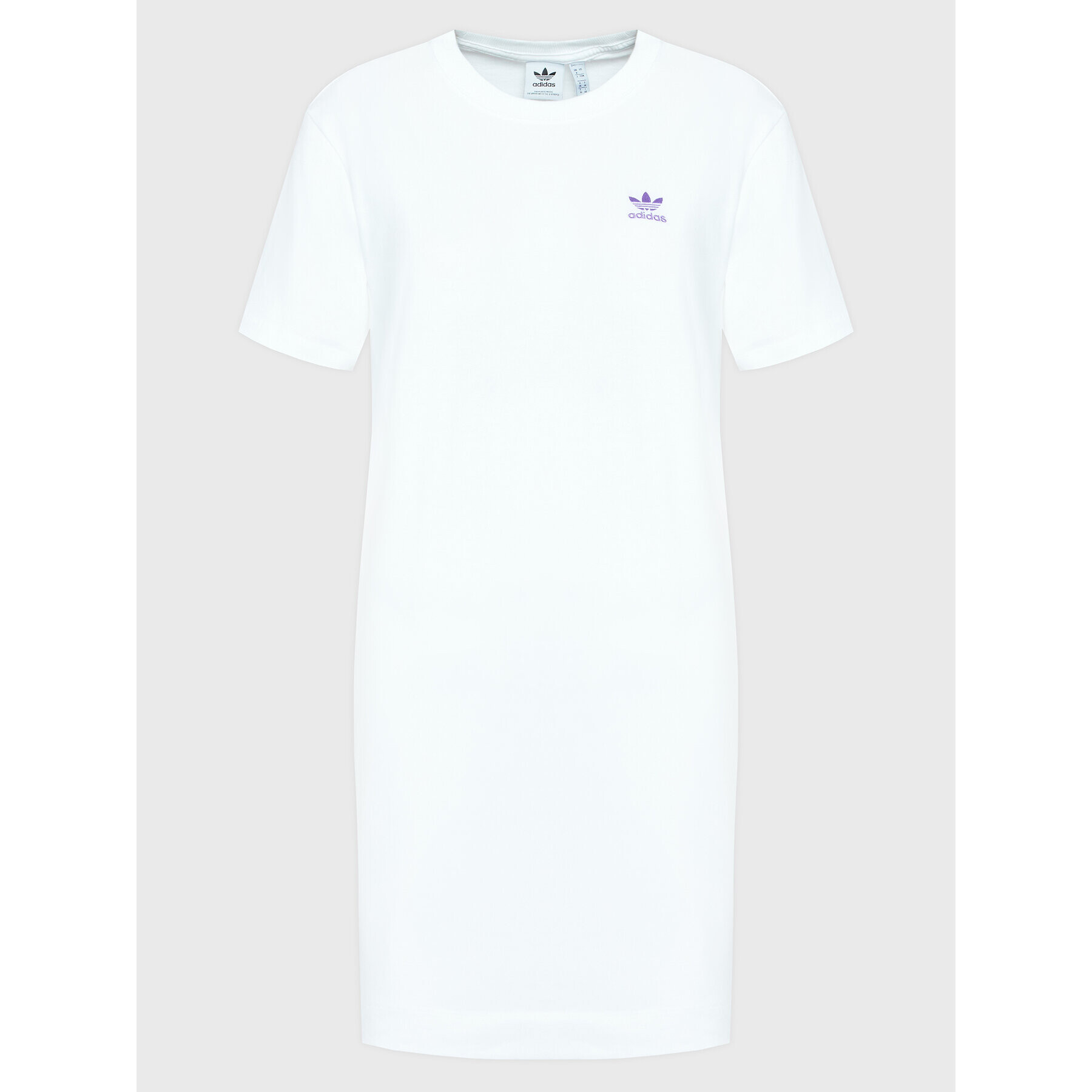 adidas Ежедневна рокля HL6613 Бял Relaxed Fit - Pepit.bg