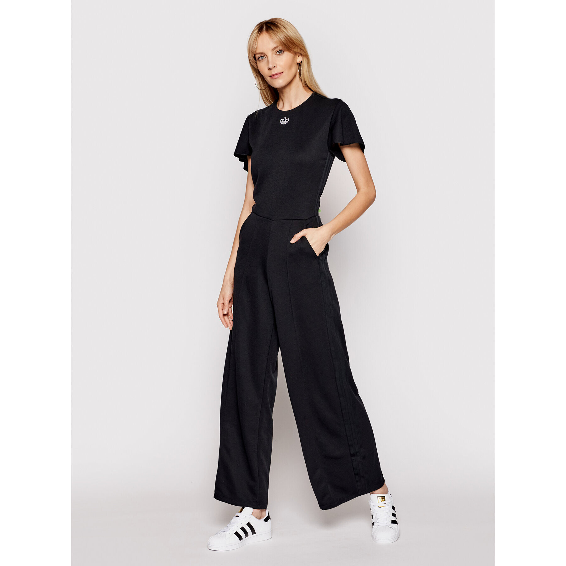 adidas Гащеризон GN3120 Черен Standard Fit - Pepit.bg