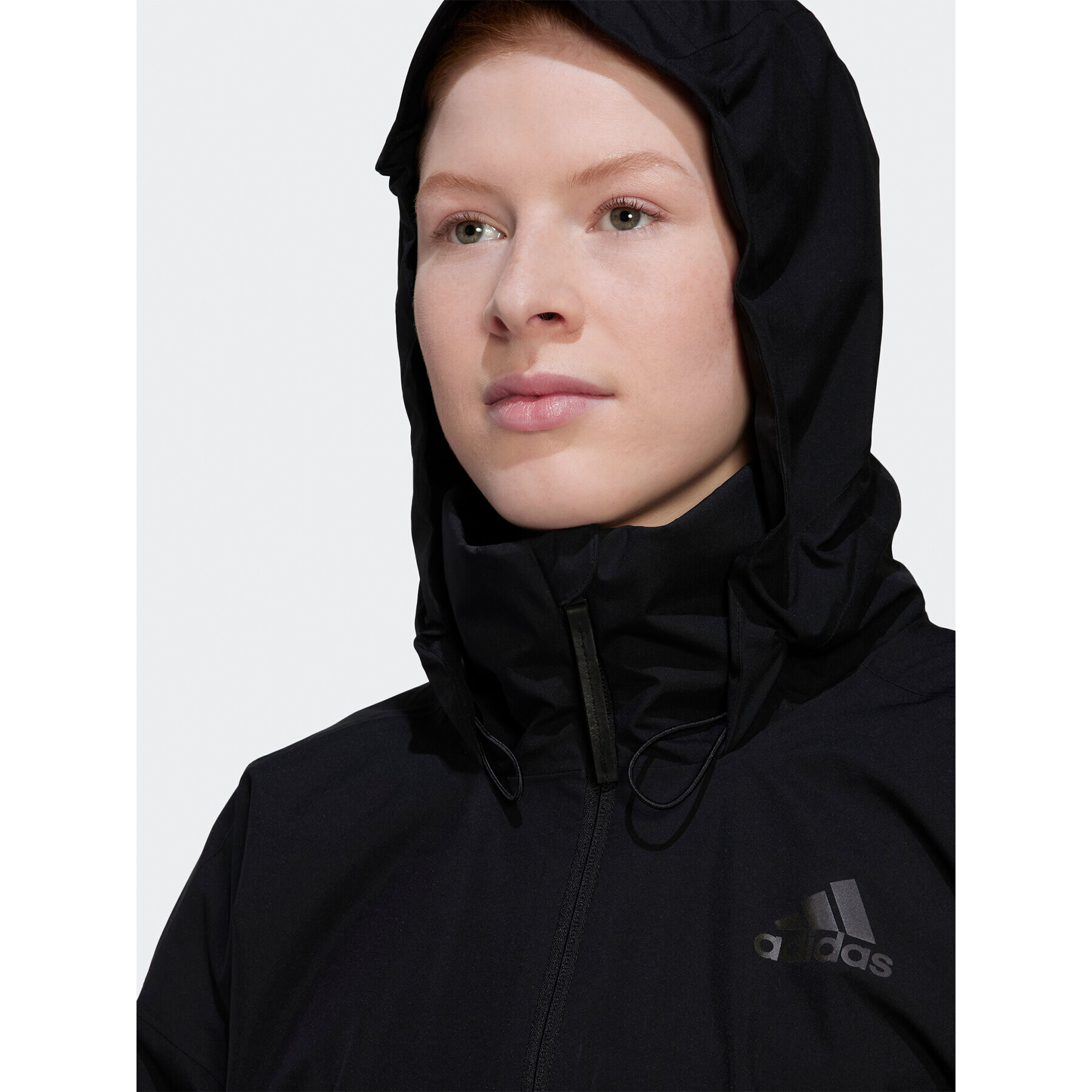 adidas Яке за дъжд Terrex Traveer RAIN.RDY HG6021 Черен Loose Fit - Pepit.bg