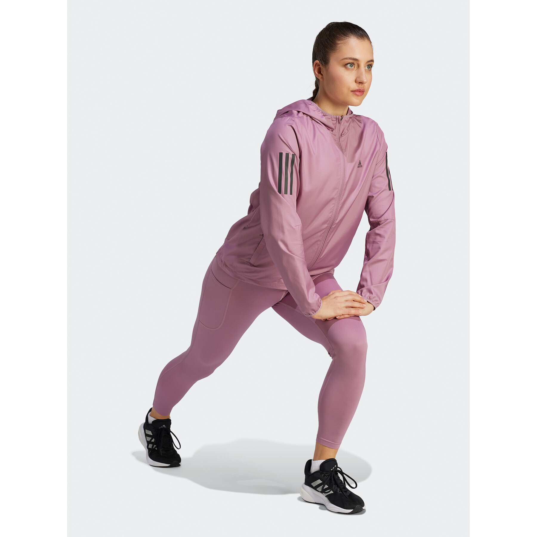 adidas Яке за джогинг Own the Run IL4124 Розов Regular Fit - Pepit.bg