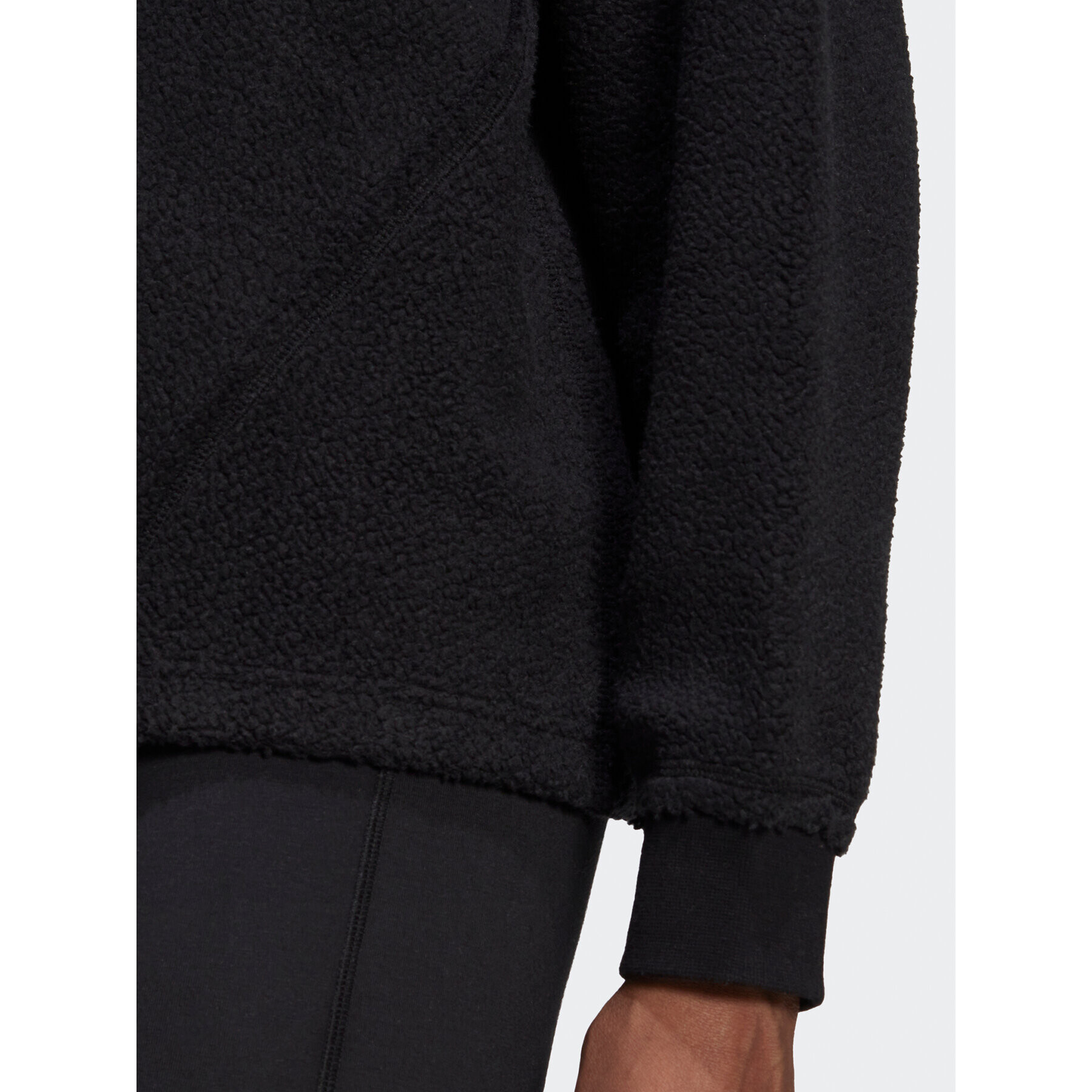 adidas Кардиган HL9166 Черен Relaxed Fit - Pepit.bg