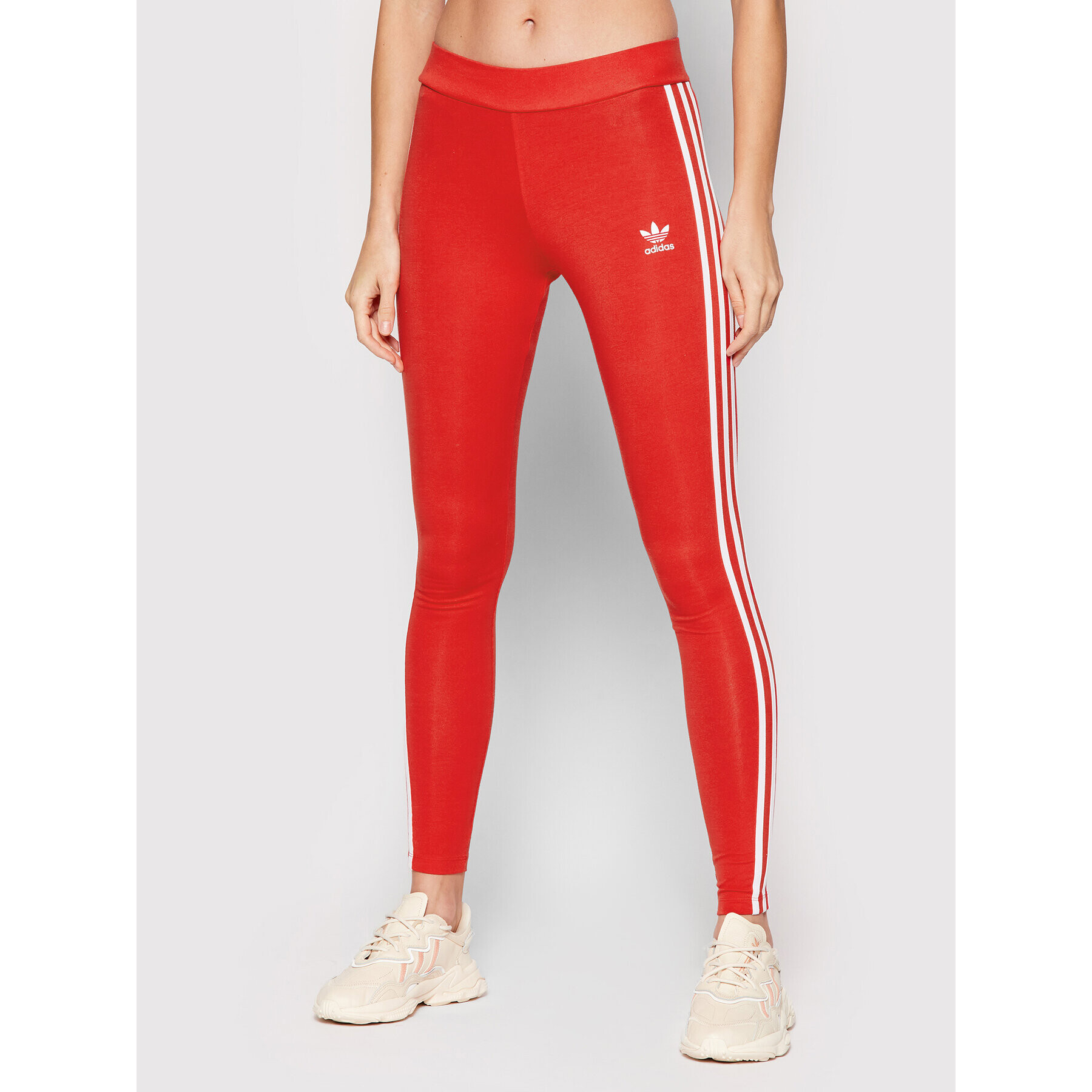 adidas Клин adicolor Classics 3-Stripes HD2348 Червен Tight Fit - Pepit.bg