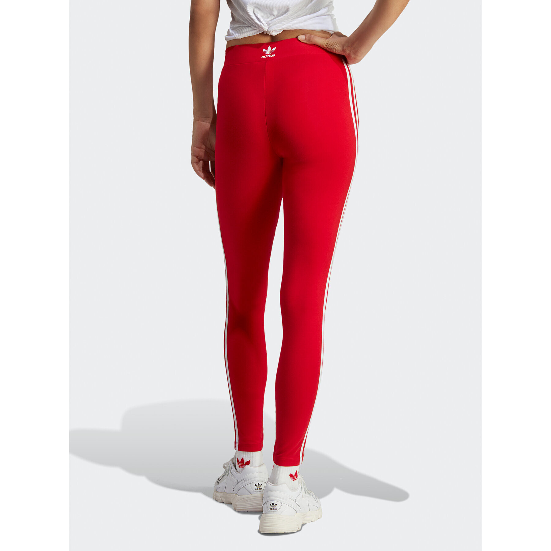 adidas Клин Adicolor Classics 3-Stripes Leggings IB7382 Червен - Pepit.bg