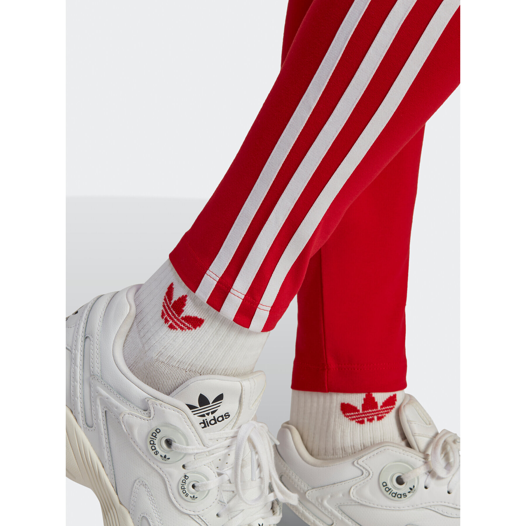 adidas Клин Adicolor Classics 3-Stripes Leggings IB7382 Червен - Pepit.bg
