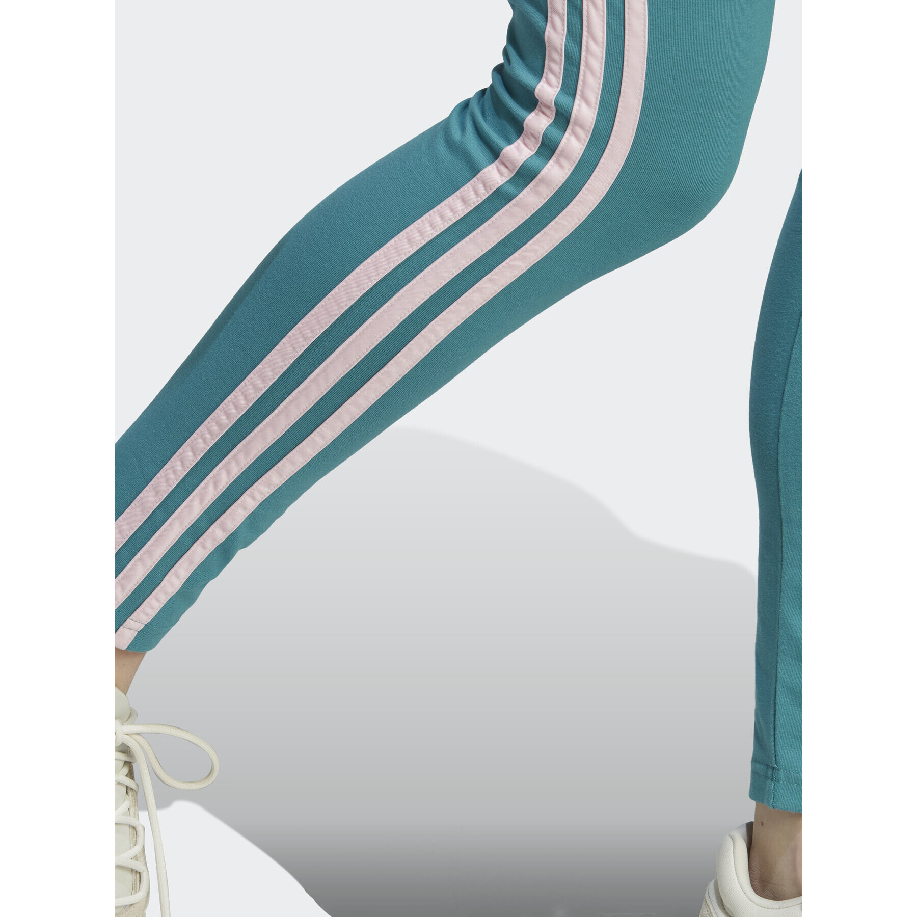 adidas Клин Essentials 3-Stripes High-Waisted Single Jersey Leggings IL3378 Електриков - Pepit.bg