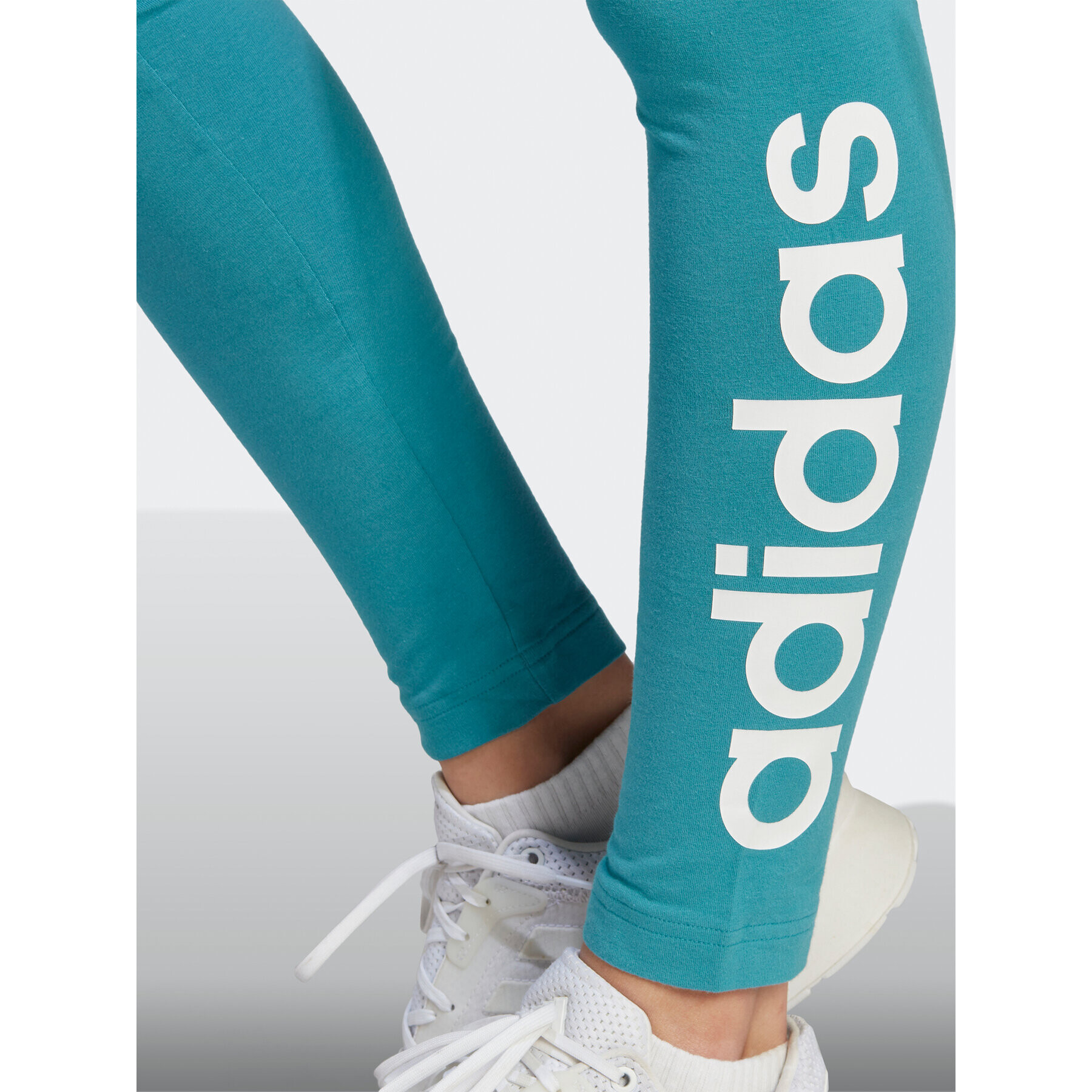 adidas Клин ESSENTIALS HIGH-WAISTED LOGO IM2854 Син Tight Fit - Pepit.bg