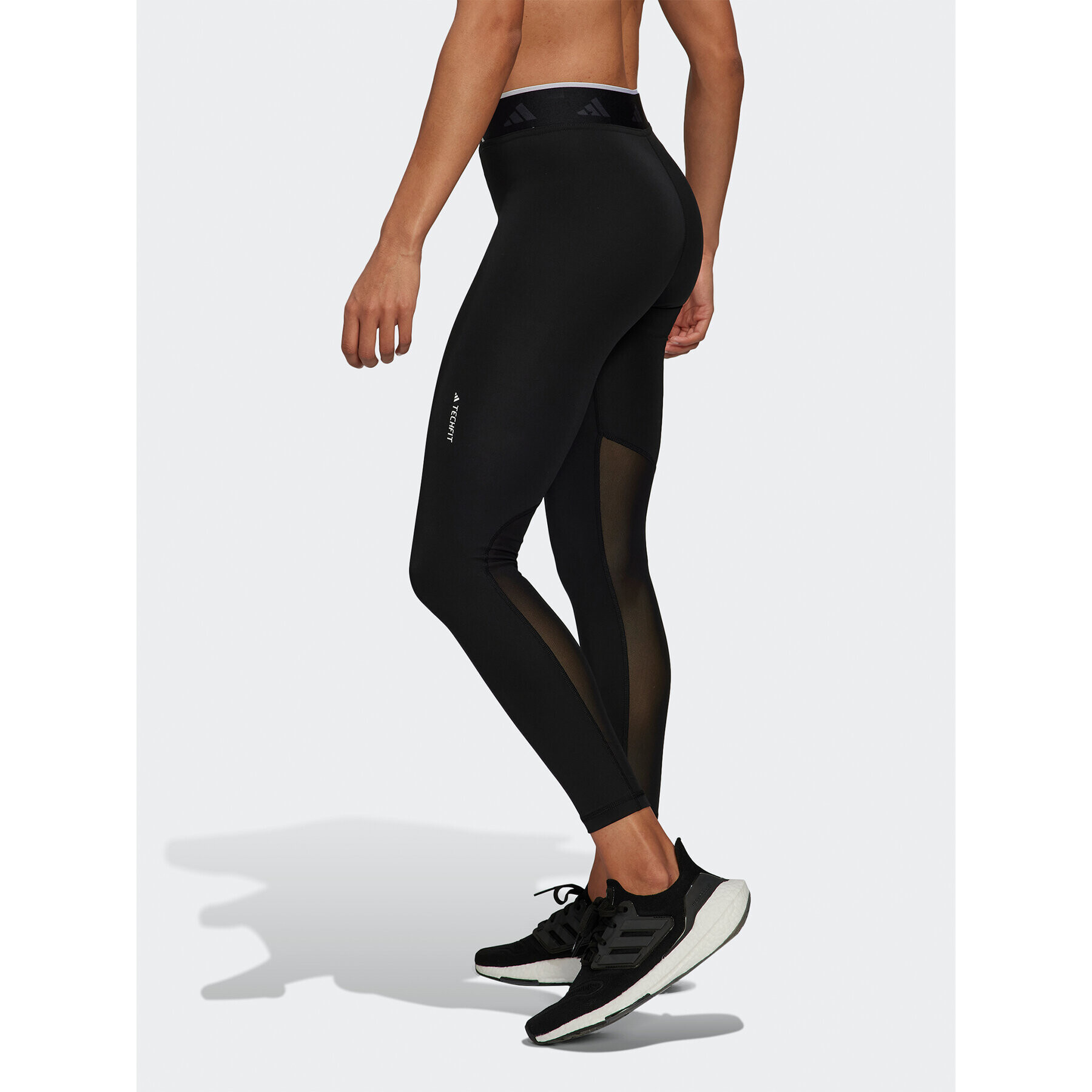 adidas Клин Techfit V-Shaped Elastic 7/8 Leggings HF6676 Черен - Pepit.bg