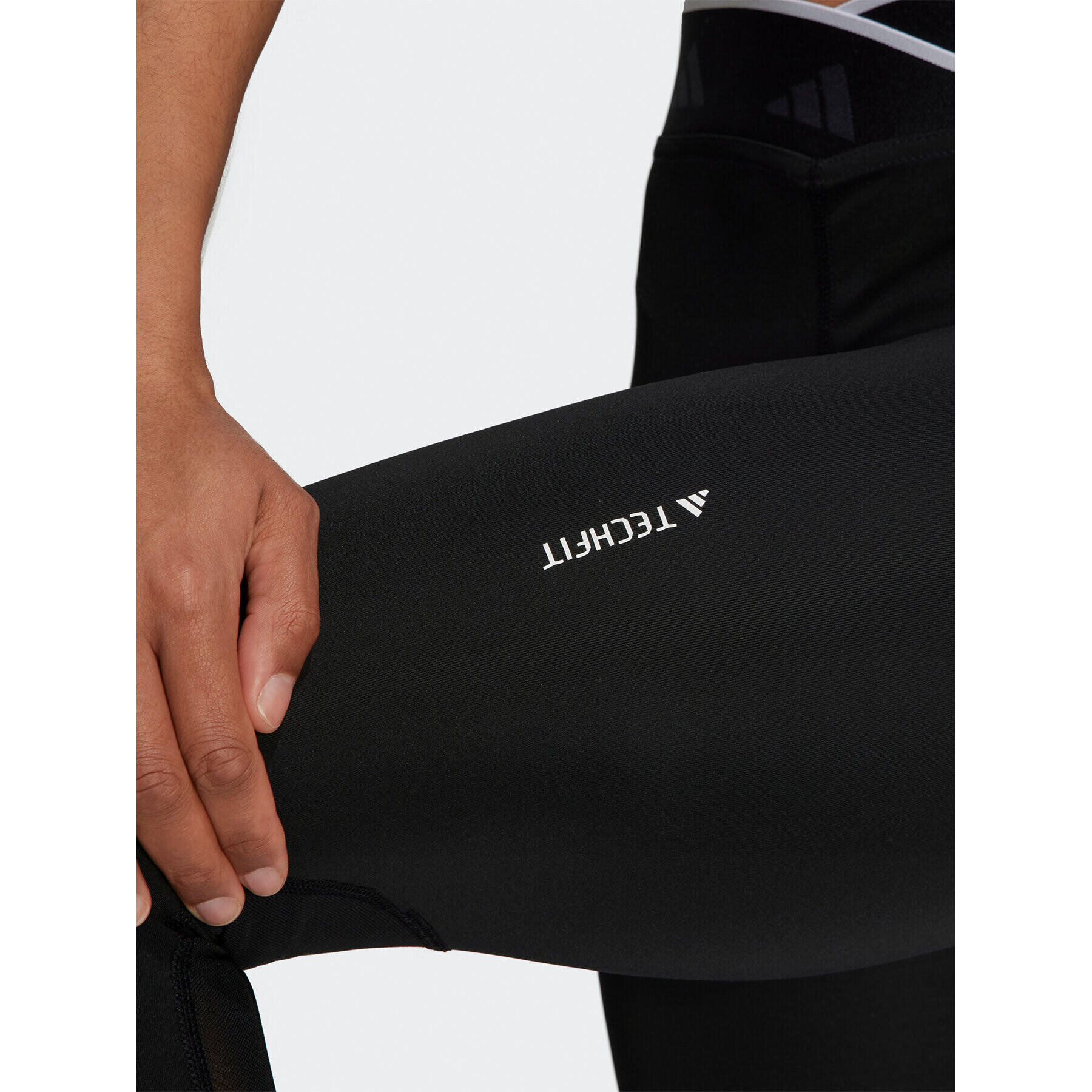 adidas Клин Techfit V-Shaped Elastic 7/8 Leggings HF6676 Черен - Pepit.bg