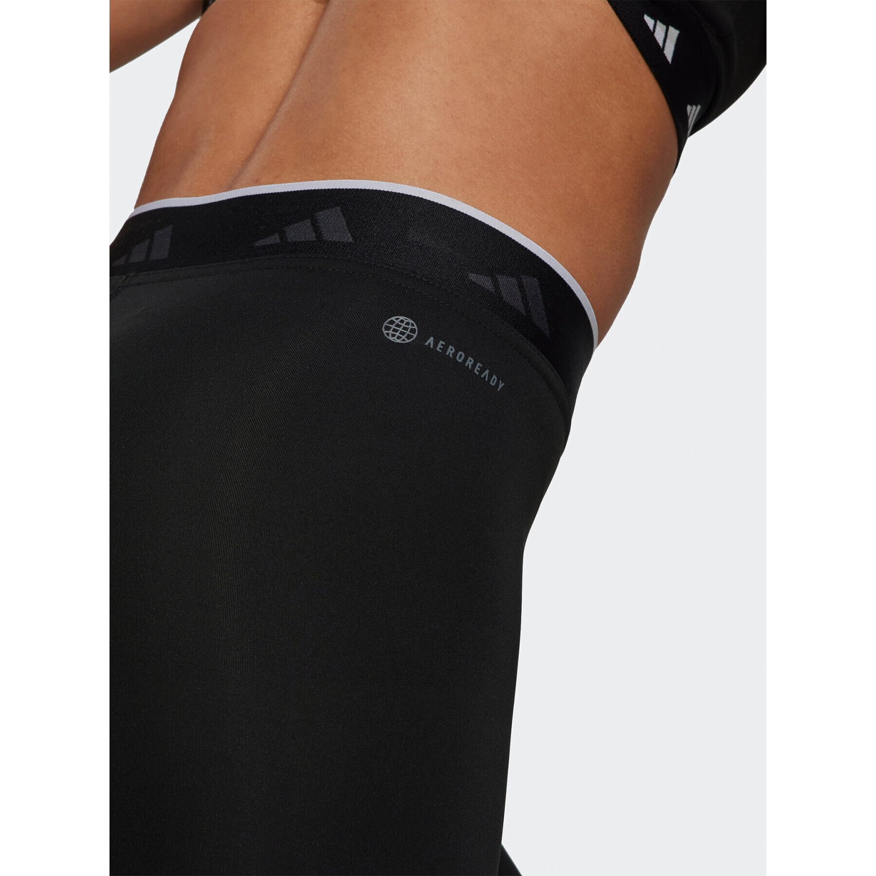 adidas Клин Techfit V-Shaped Elastic 7/8 Leggings HF6676 Черен - Pepit.bg