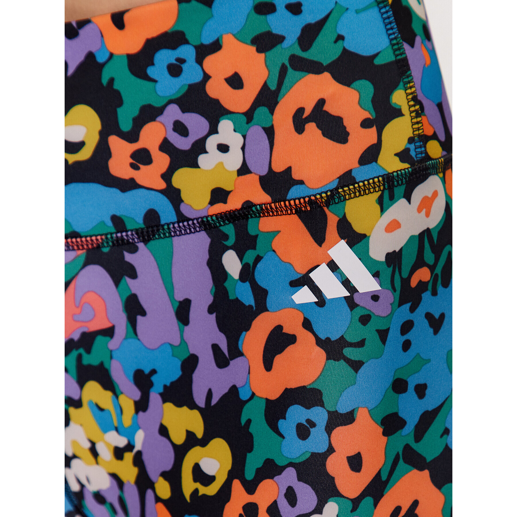 adidas Клин Train Essentials Printed High-Waisted 7/8 Leggings HT5431 Бял - Pepit.bg