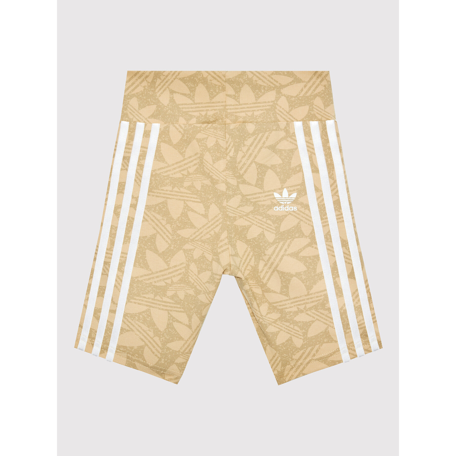 adidas Спортни шорти Cycling HC7068 Бежов Slim Fit - Pepit.bg