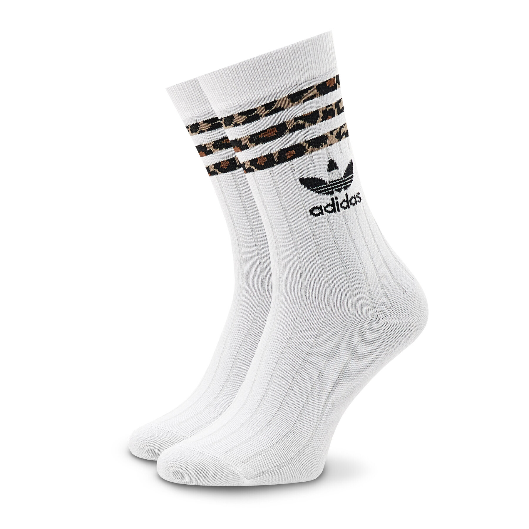 adidas Комплект 2 чифта дълги чорапи дамски Crew HK9817 Цветен - Pepit.bg