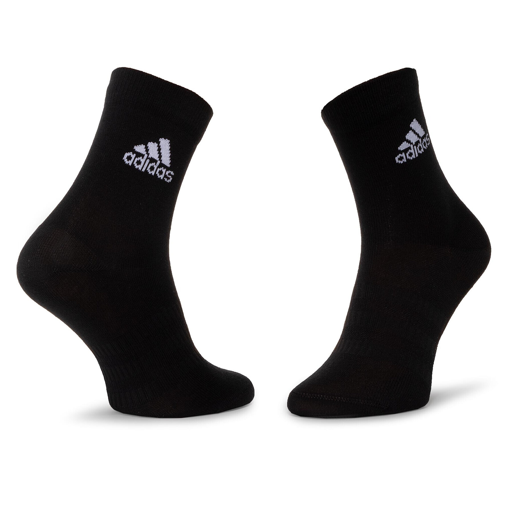 adidas Комплект 3 чифта дълги чорапи мъжки Light Crew 3pp DZ9394 Черен - Pepit.bg