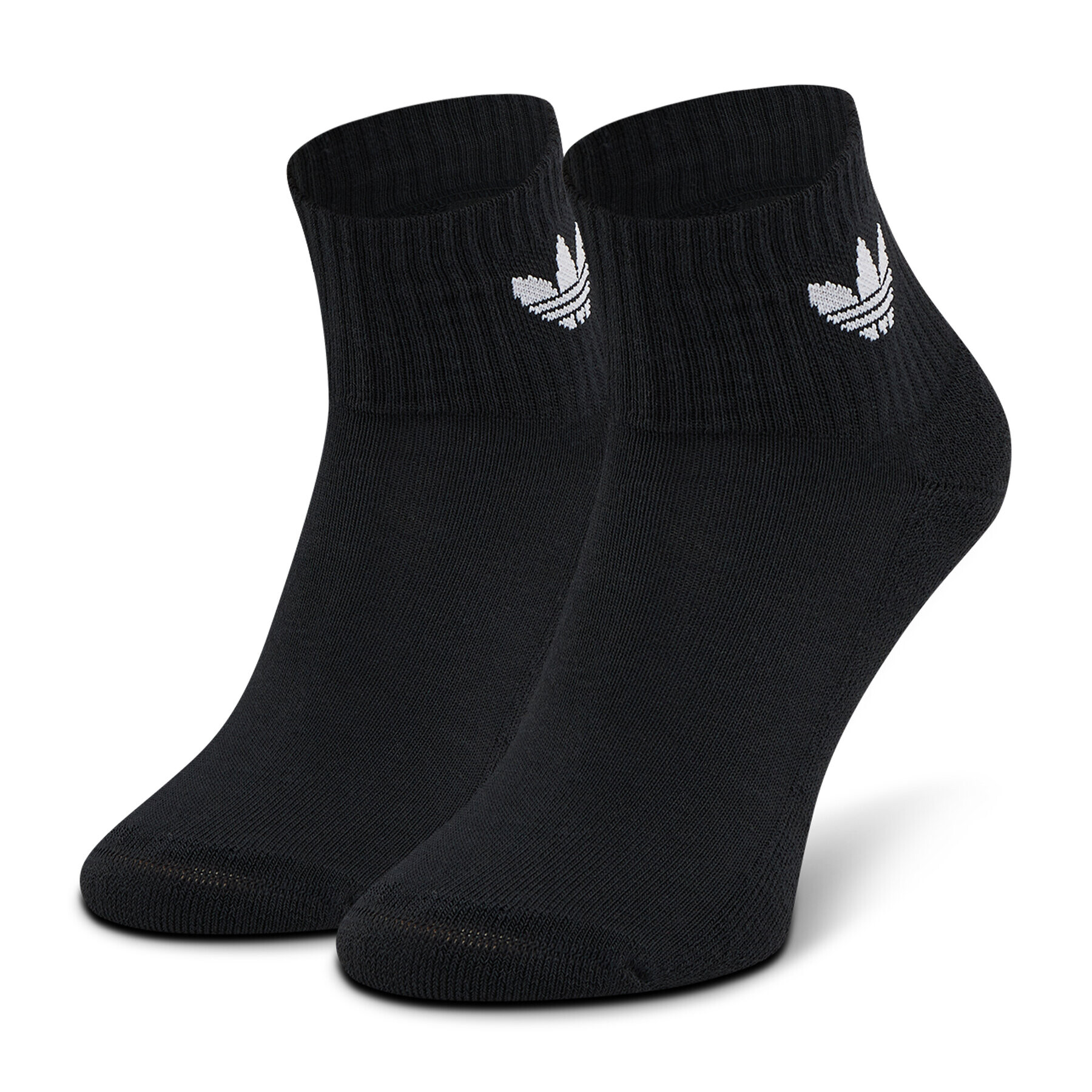 adidas Комплект 3 чифта дълги чорапи мъжки Mid-Cut Crew FM0643 Черен - Pepit.bg