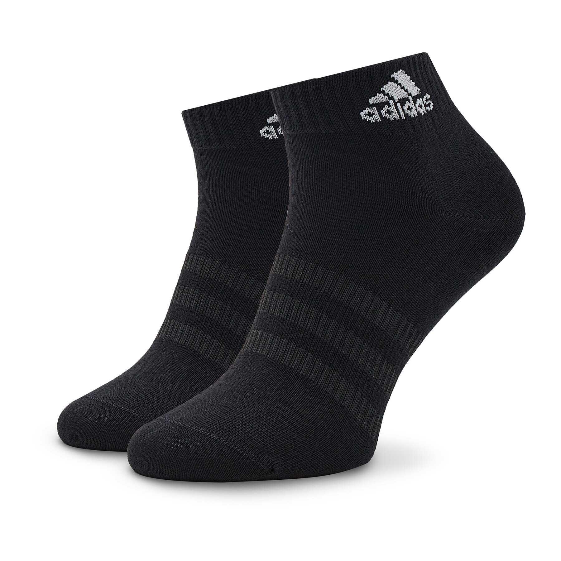 adidas Комплект 3 чифта къси чорапи унисекс Thin and Light Ankle Socks 3 Pairs IC1282 Черен - Pepit.bg