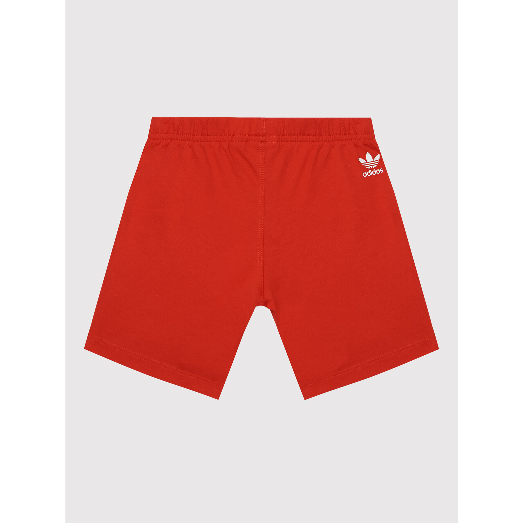 adidas Комплект тишърт и спортни шорти adicolor HE6853 Червен Regular Fit - Pepit.bg