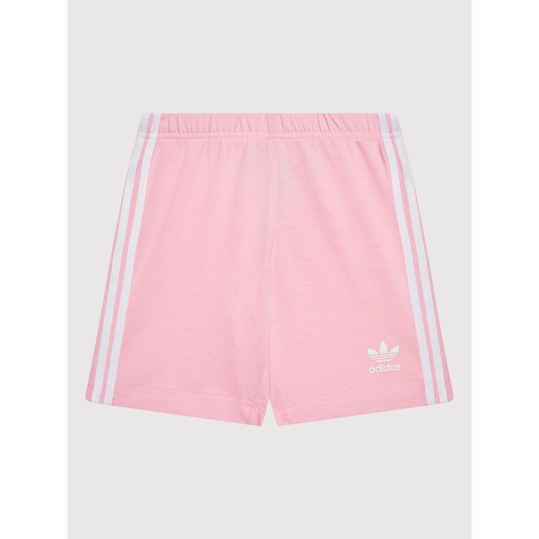 adidas Комплект тишърт и спортни шорти Tee Set HE4658 Бял Regular Fit - Pepit.bg