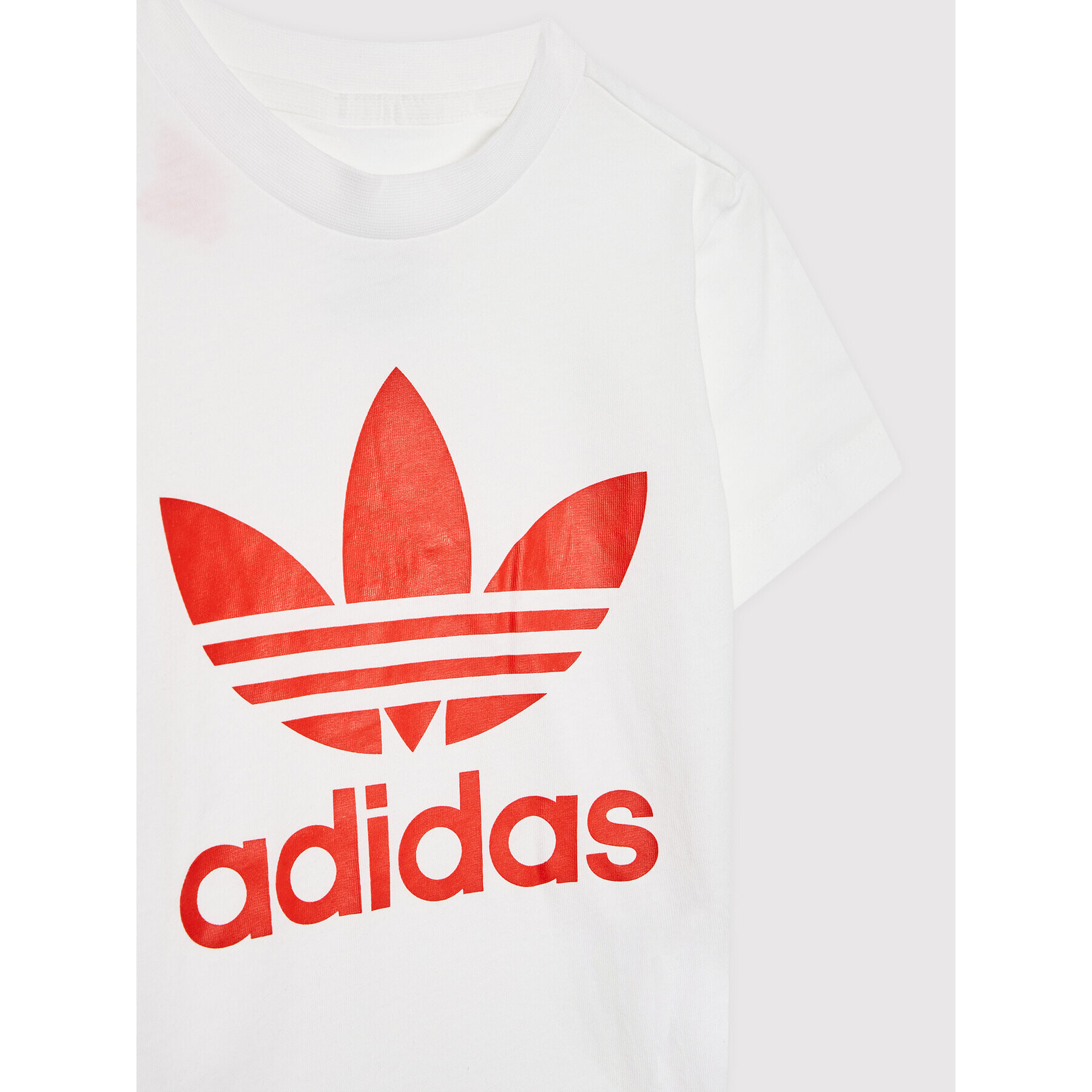 adidas Комплект тишърт и спортни шорти Tee Set HE4659 Бял Regular Fit - Pepit.bg