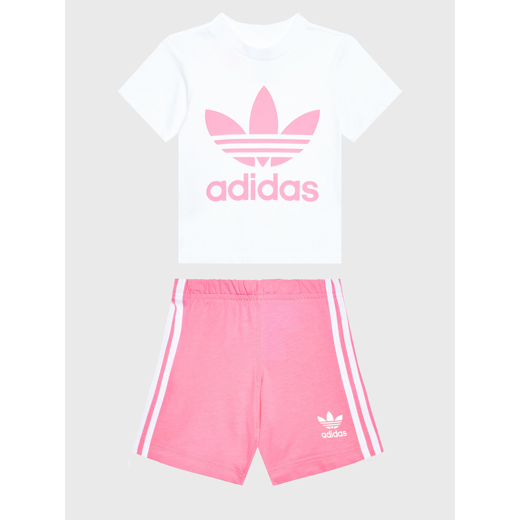 adidas Комплект тишърт и спортни шорти Treofil HK7480 Цветен Regular Fit - Pepit.bg