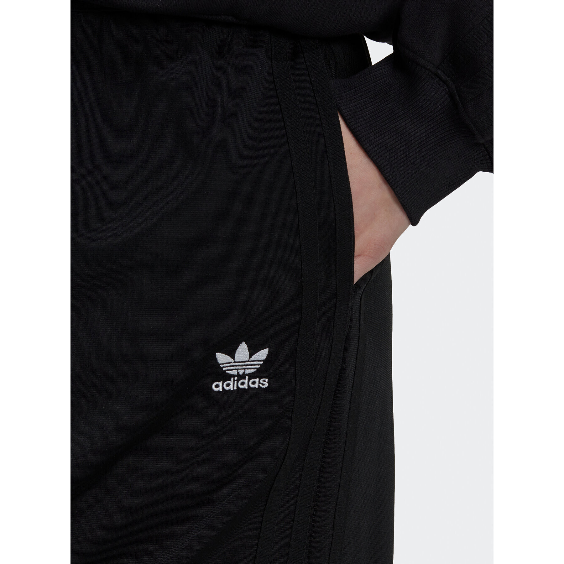 adidas Миди пола Always Original Laced HK5059 Черен Regular Fit - Pepit.bg