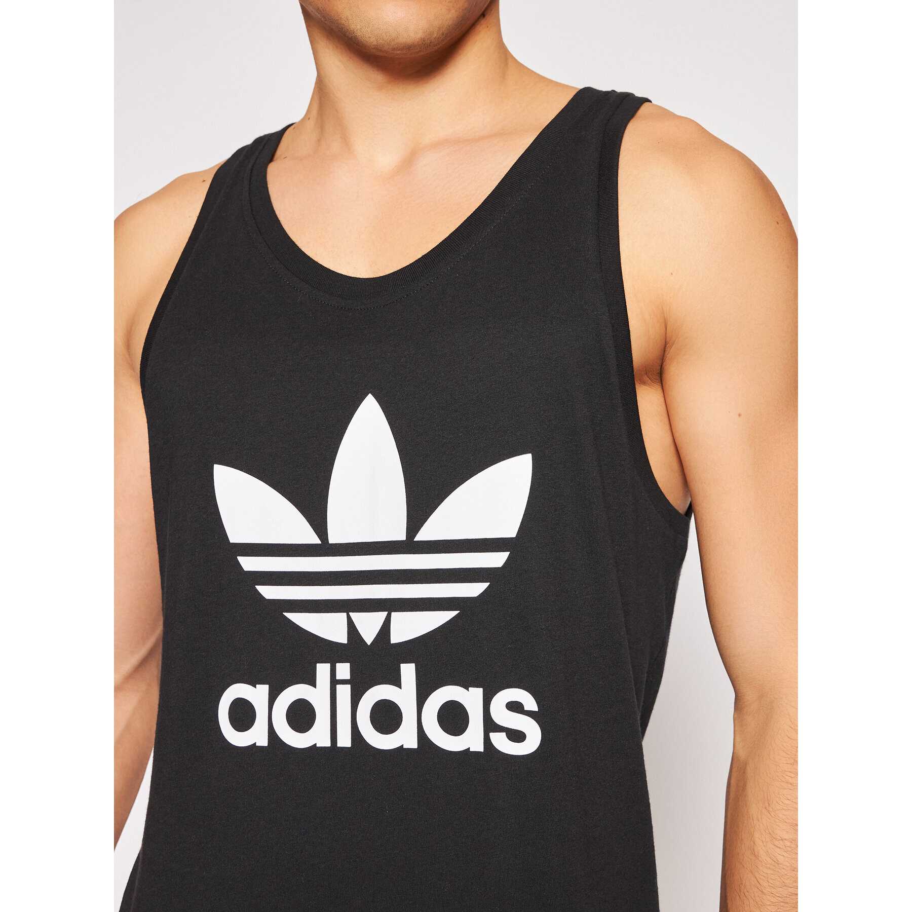 adidas Мъжки топ adicolor Classics Trefoil H06634 Черен Regular Fit - Pepit.bg