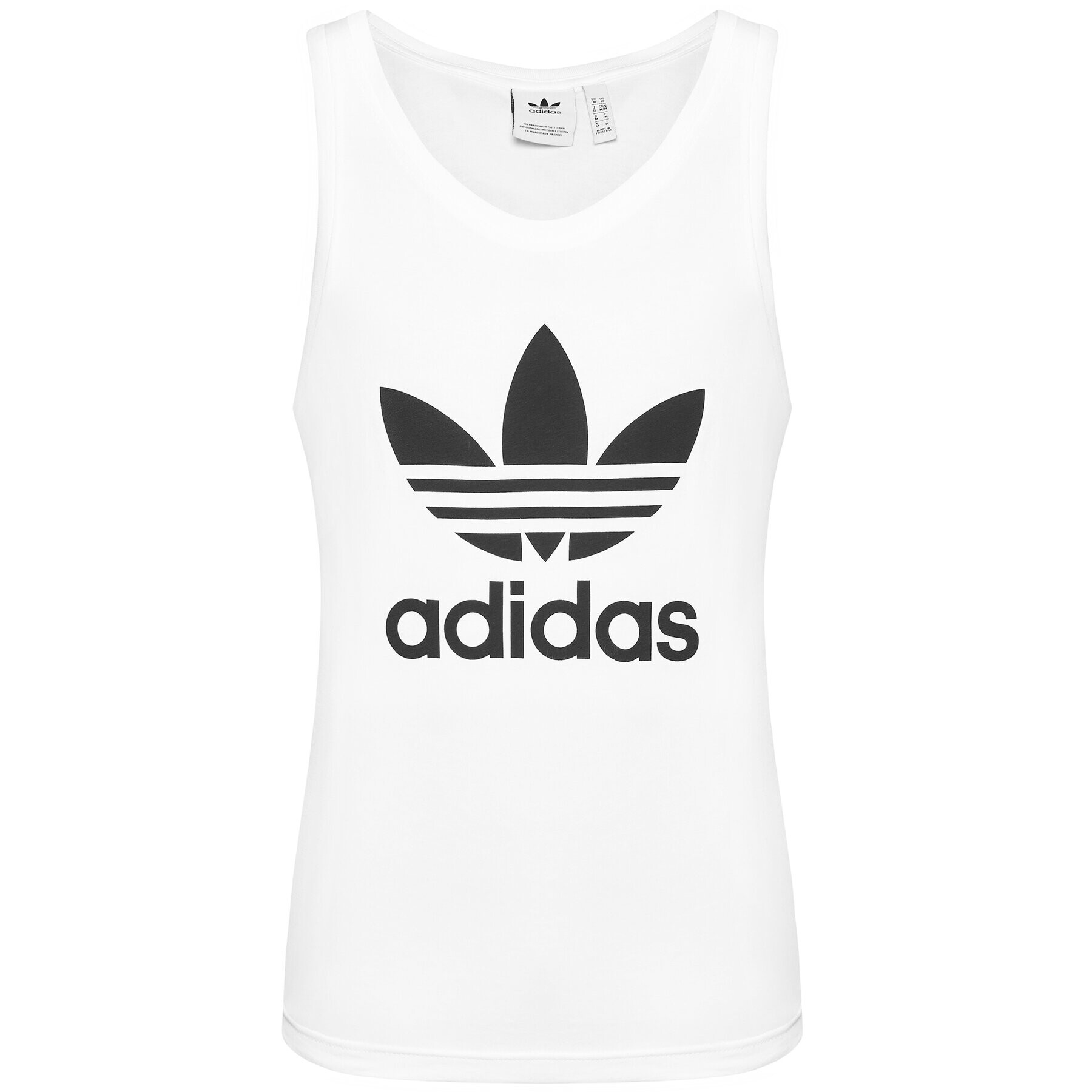 adidas Мъжки топ adicolor Classics Trefoil H06636 Бял Regular Fit - Pepit.bg