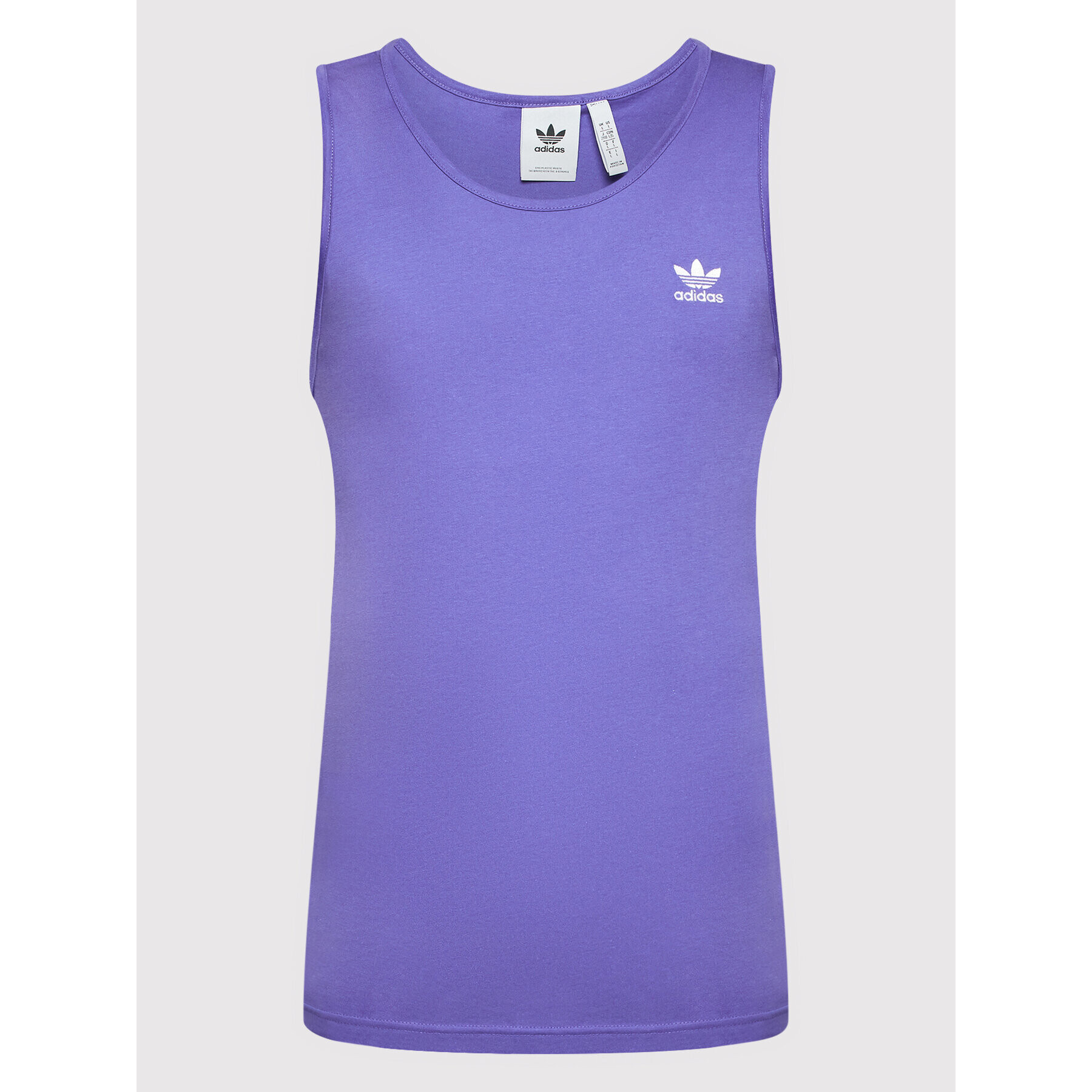 adidas Мъжки топ adicolor Essentials Trefoil HE9432 Виолетов Regular Fit - Pepit.bg